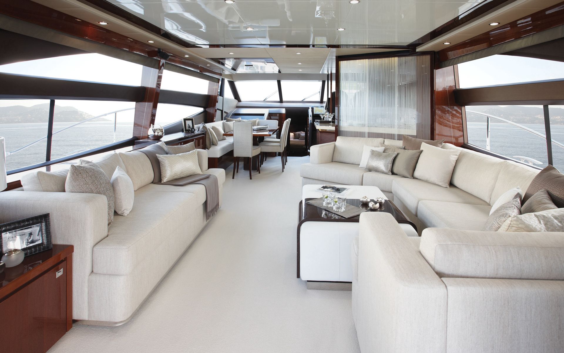 yacht, interior, miscellanea, miscellaneous, design, style, suite, lux, saloon