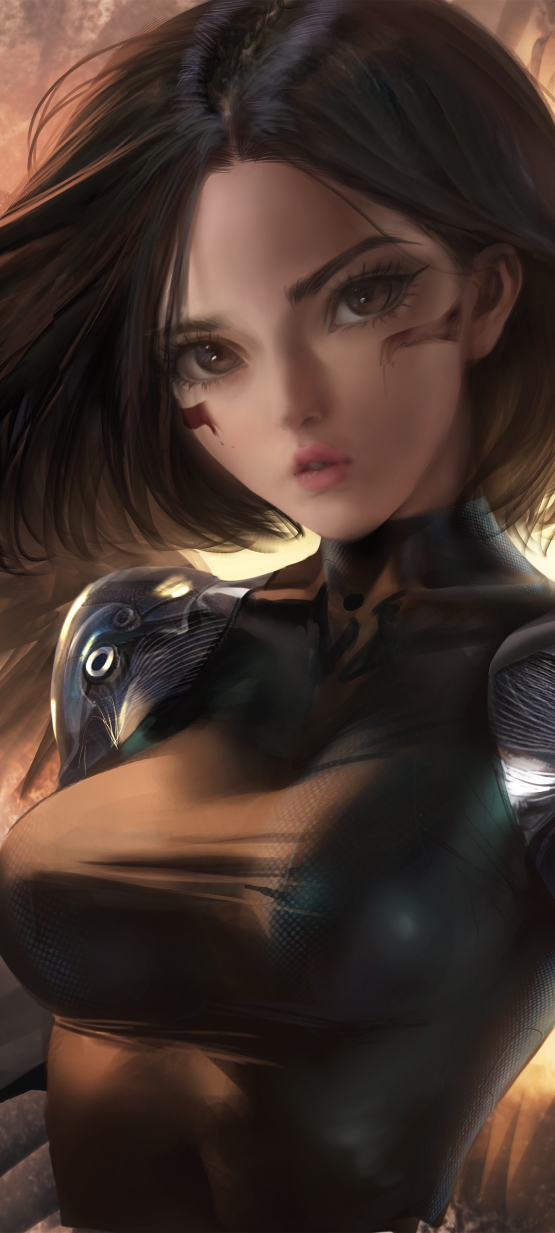 Descarga gratuita de fondo de pantalla para móvil de Películas, Alita (Alita: Ángel De Batalla), Alita: Ángel De Combate.