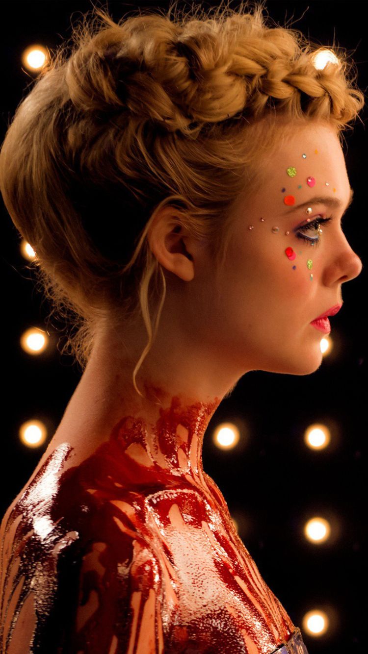 Download mobile wallpaper Movie, Elle Fanning, The Neon Demon for free.