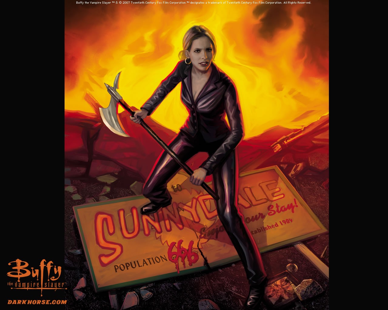 Handy-Wallpaper Comics, Buffy Im Bann Der Dämonen kostenlos herunterladen.