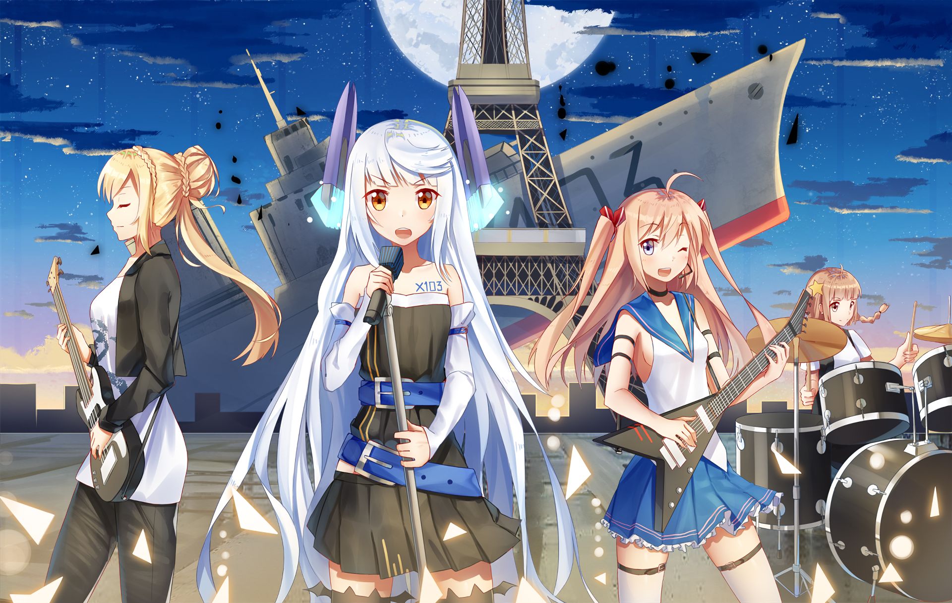 Baixar papel de parede para celular de Anime, Garotas Do Navio De Guerra gratuito.