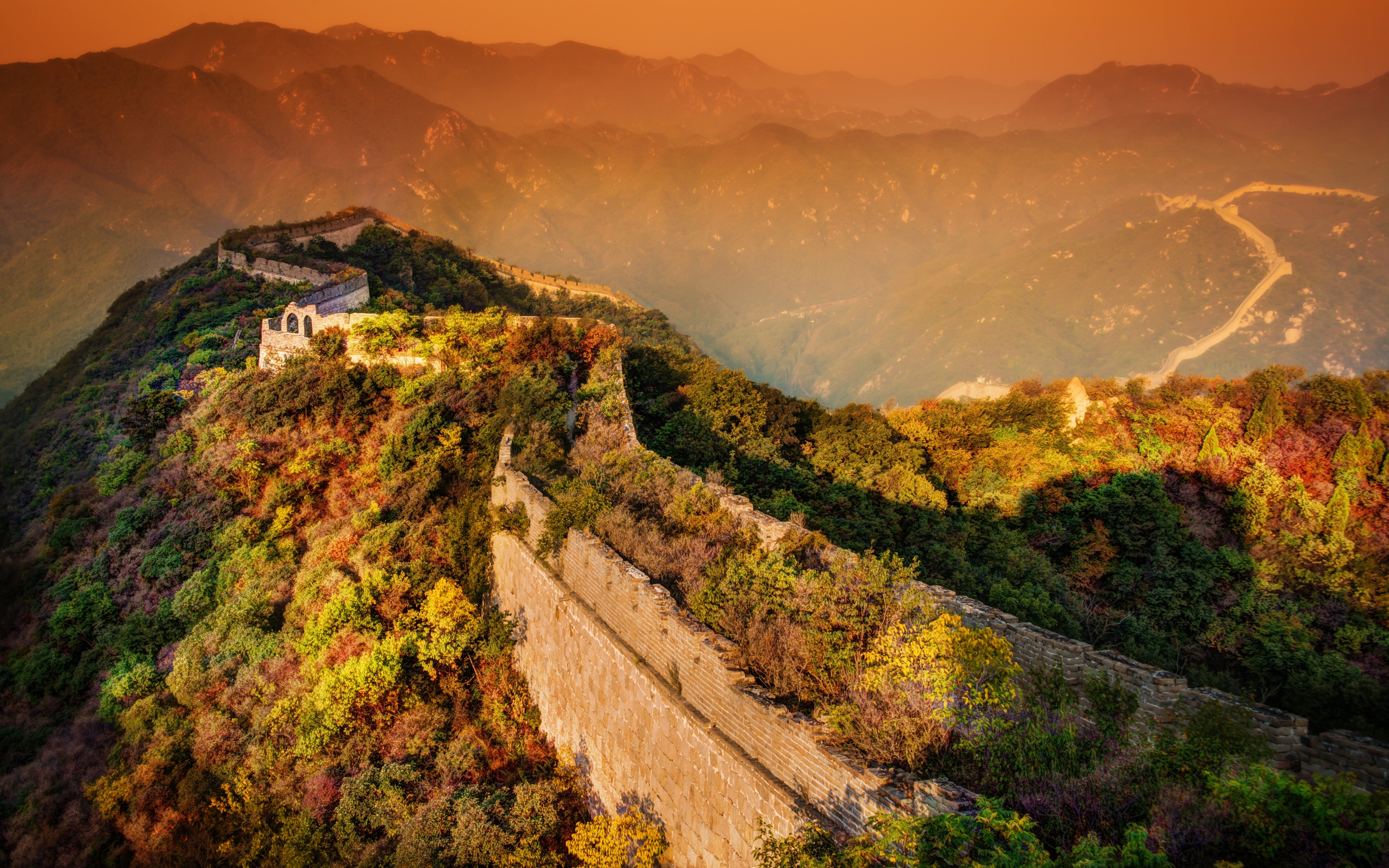 Скачать картинку Великая Китайская Стена, Китай, Сделано Человеком в телефон бесплатно.