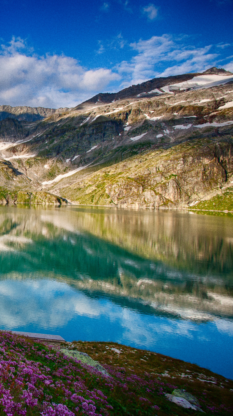 Скачати мобільні шпалери Природа, Вода, Озеро, Хмара, Фотографія, Рефлексія безкоштовно.