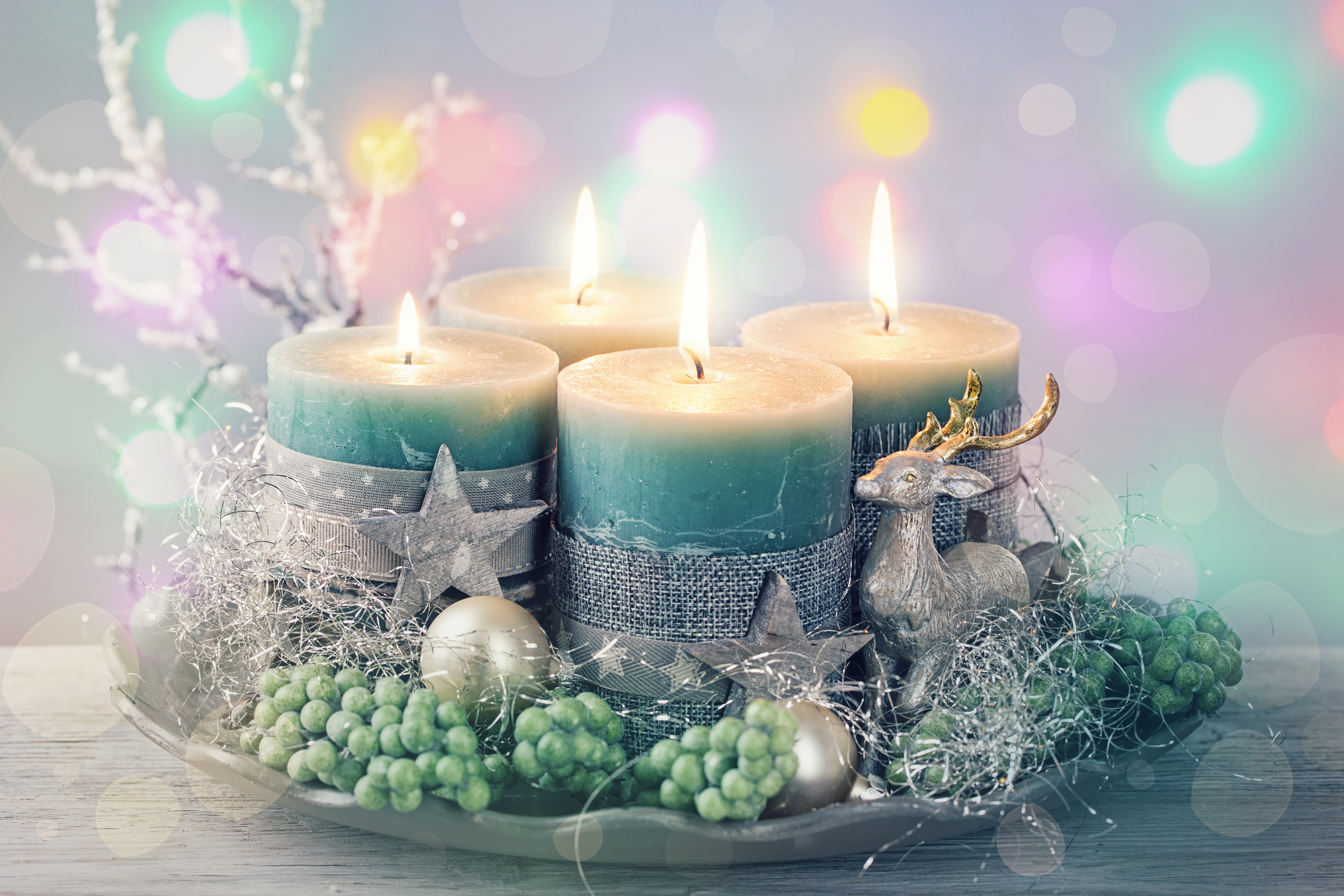 Free download wallpaper Christmas, Holiday, Candle on your PC desktop
