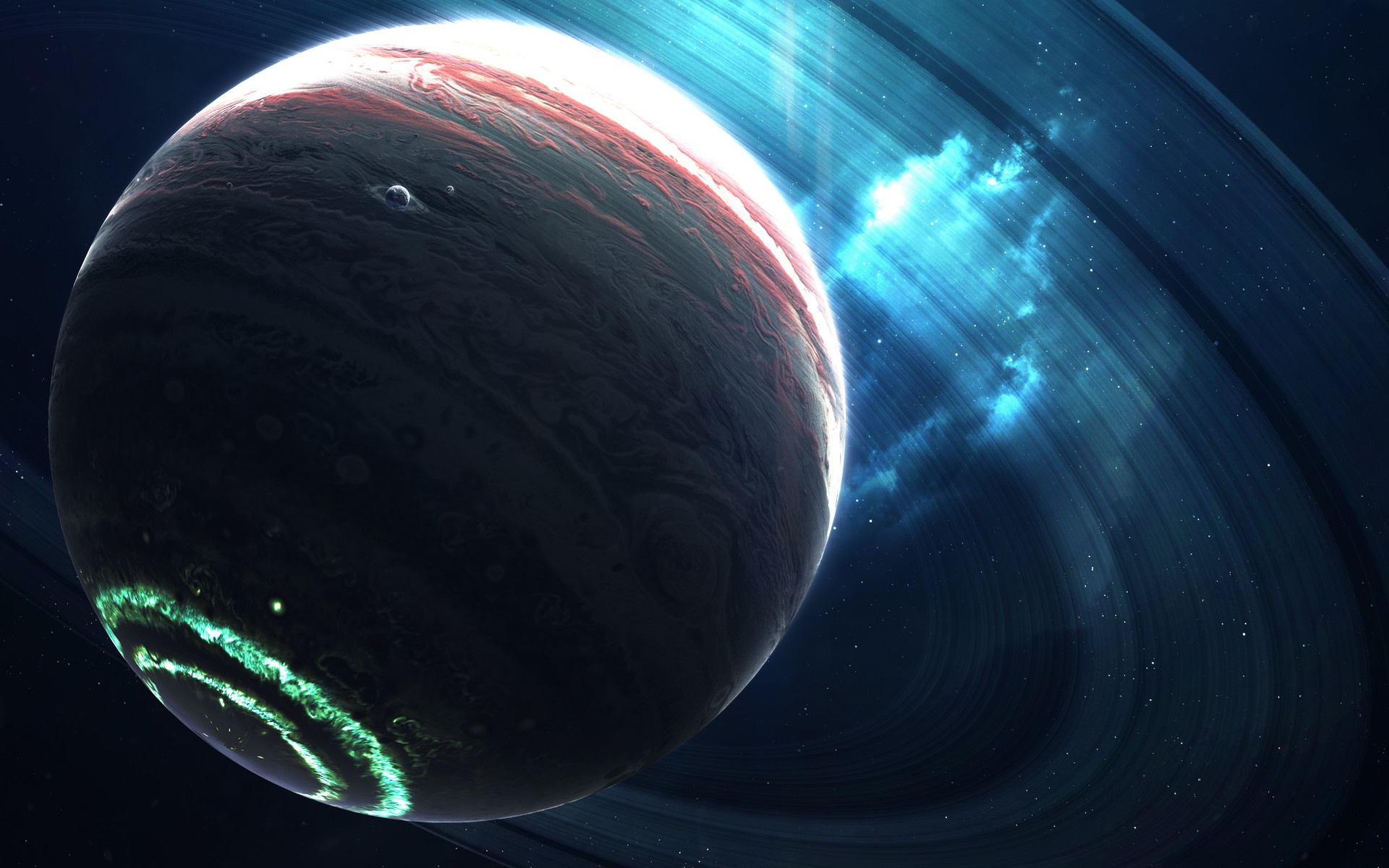 Laden Sie das Planet, Science Fiction, Planetenring-Bild kostenlos auf Ihren PC-Desktop herunter