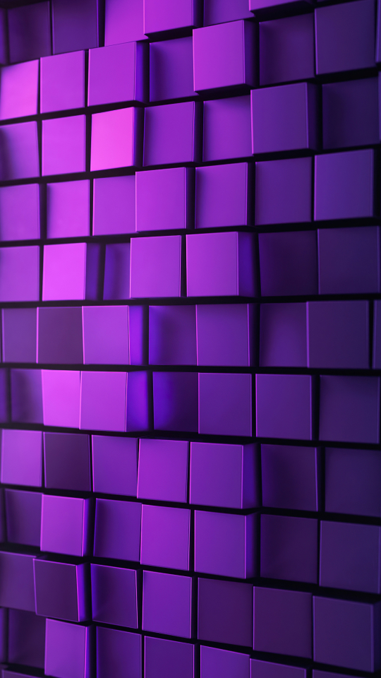 Descarga gratuita de fondo de pantalla para móvil de Patrón, Púrpura, Abstracto, Cubo.