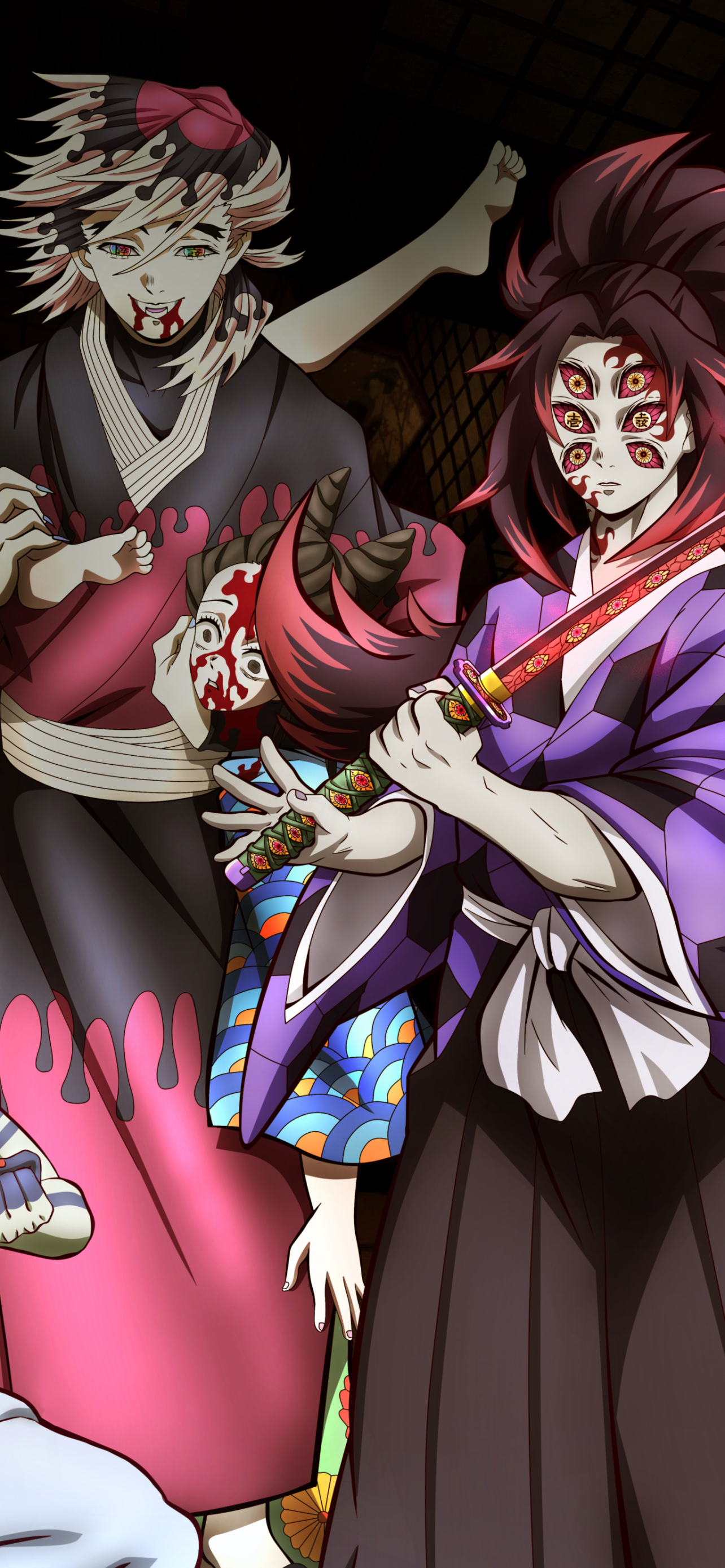 Descarga gratuita de fondo de pantalla para móvil de Animado, Demon Slayer: Kimetsu No Yaiba, Akaza (Demon Slayer: Kimetsu No Yaiba), Kokushibo (Asesino De Demonios), Akaza (Asesino De Demonios: Kimetsu No Yaiba).