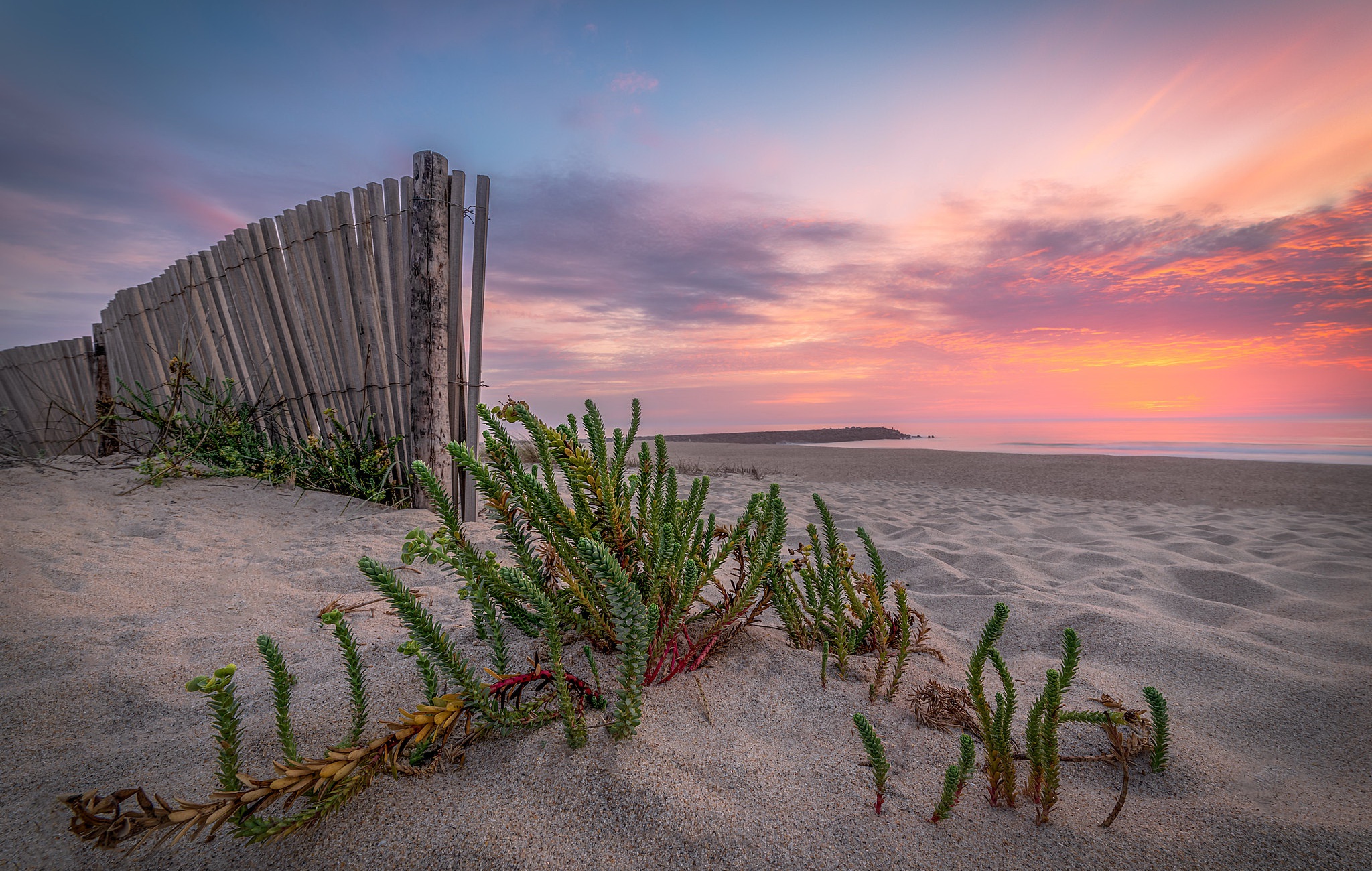 Free download wallpaper Sunset, Beach, Sand, Horizon, Earth on your PC desktop