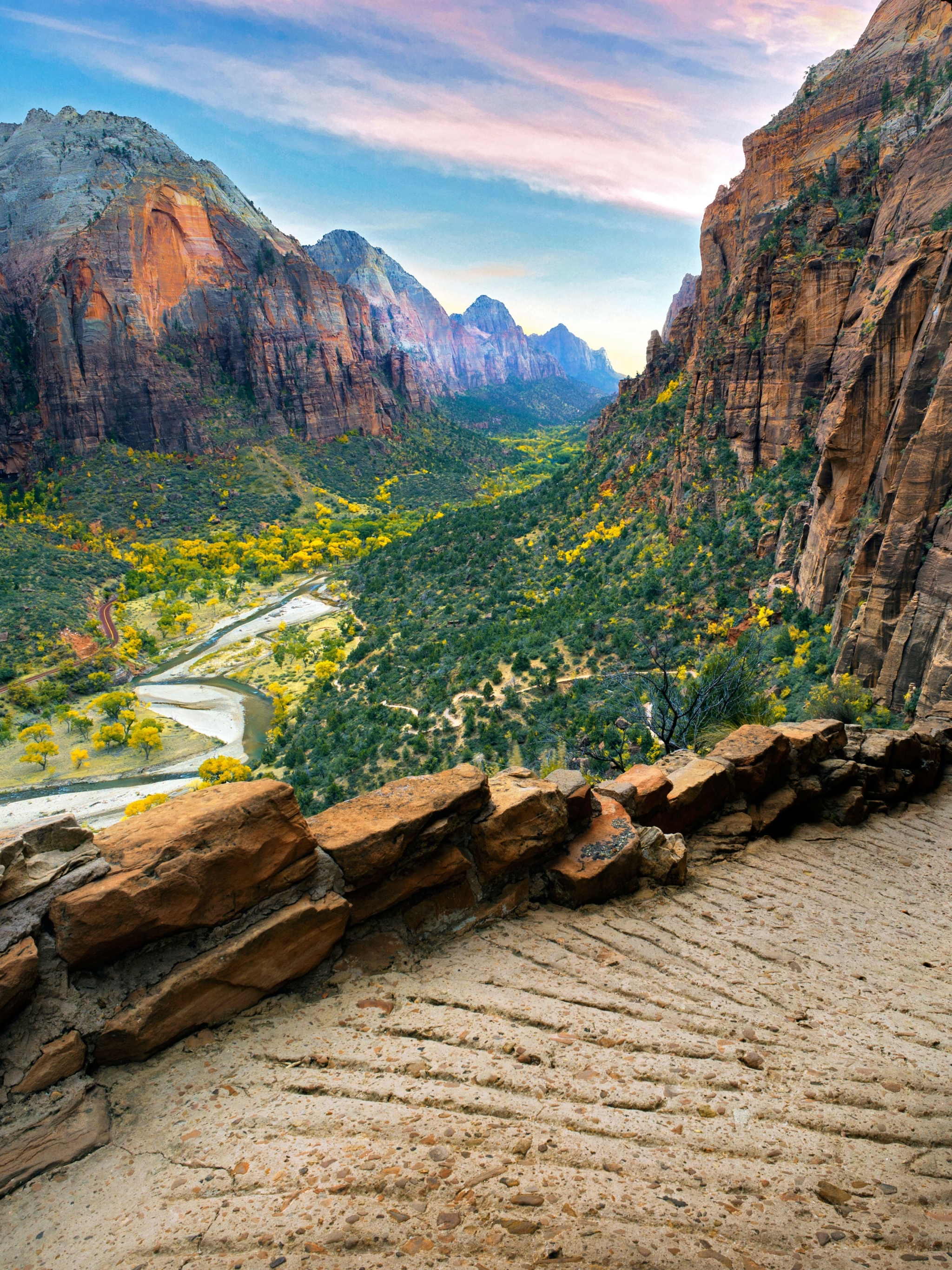 Free download wallpaper Landscape, Earth, Zion National Park, National Park, Angels Landing on your PC desktop