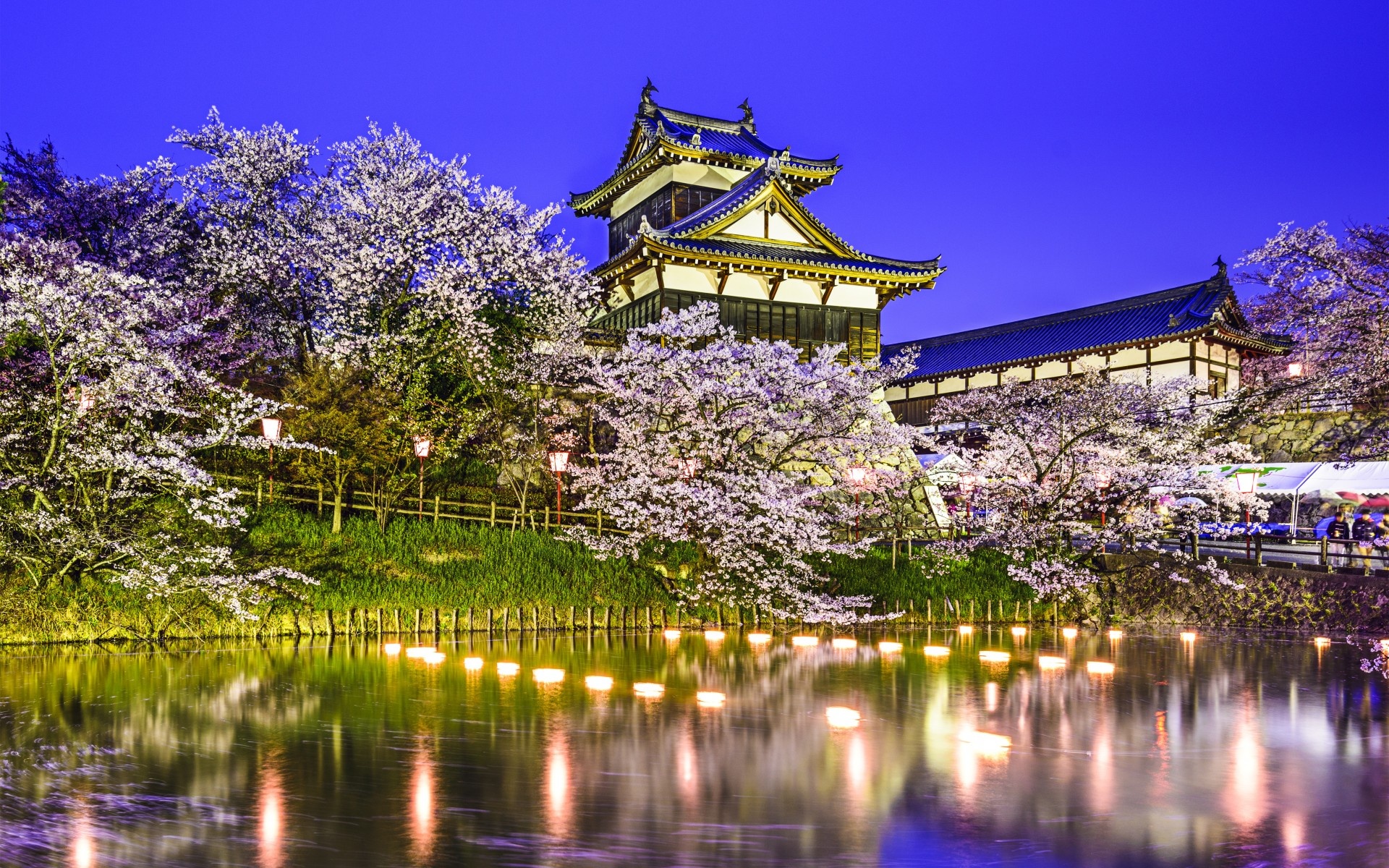 Скачати мобільні шпалери Замок Коріяма, Яматокоріяма, Японія, Створено Людиною, Замки безкоштовно.