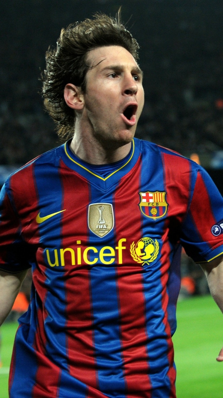 Descarga gratuita de fondo de pantalla para móvil de Fútbol, Barcelona, Deporte, Lionel Messi.