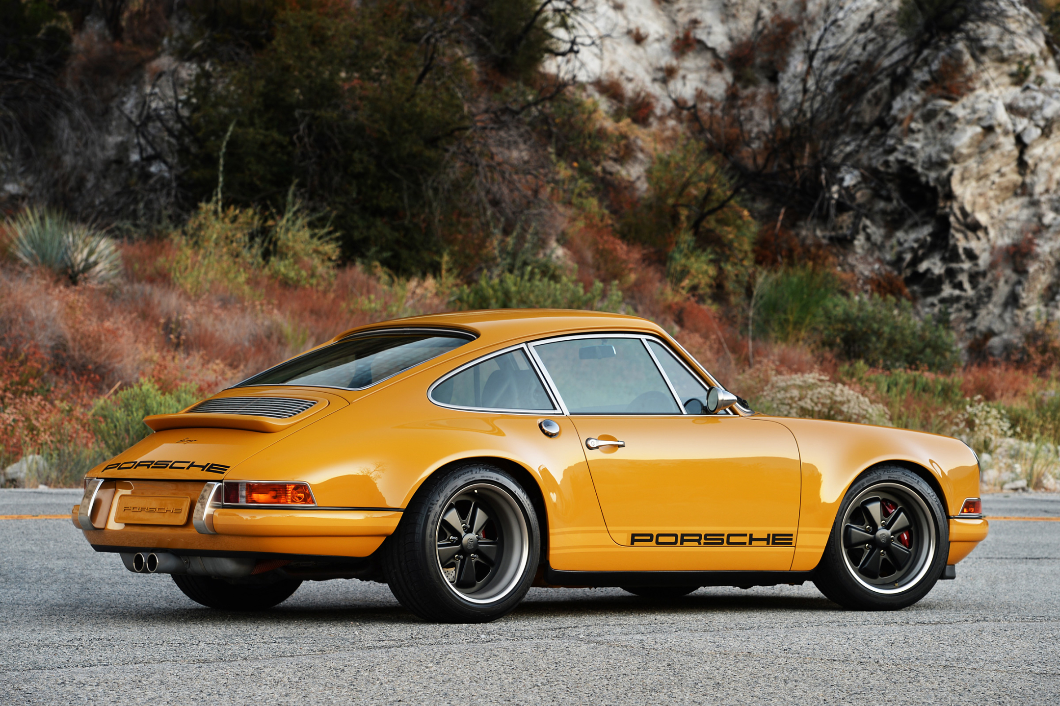 Download mobile wallpaper Porsche, Car, Porsche 911, Vehicles, Yellow Car, Porshe 911 for free.