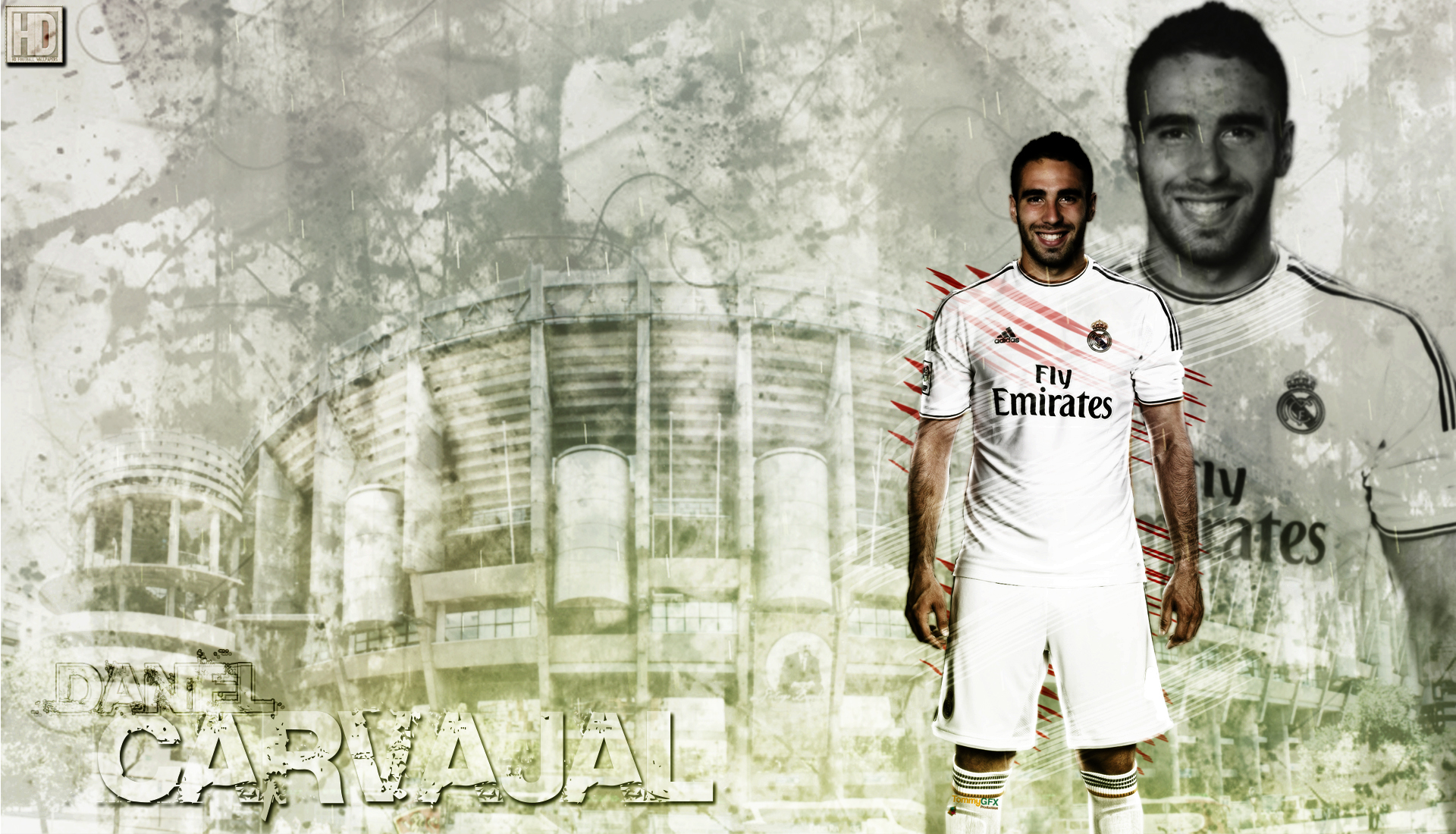 Download mobile wallpaper Sports, Soccer, Real Madrid C F, Dani Carvajal for free.