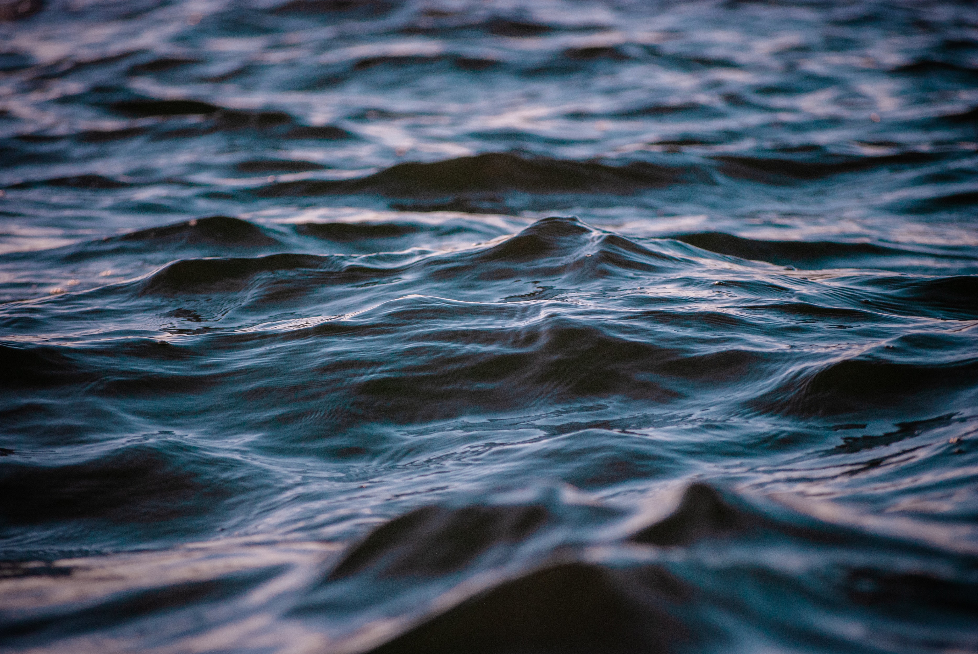sea, nature, water, waves, ripples, ripple, wavy HD wallpaper