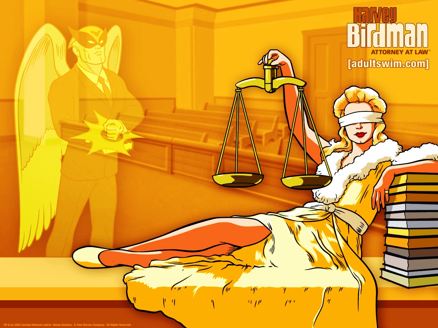 Die besten Harvey Birdman Attorney At Law-Hintergründe für den Telefonbildschirm