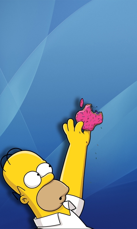 Baixar papel de parede para celular de Homer Simpson, Programa De Tv, Apple Inc, Os Simpsons gratuito.