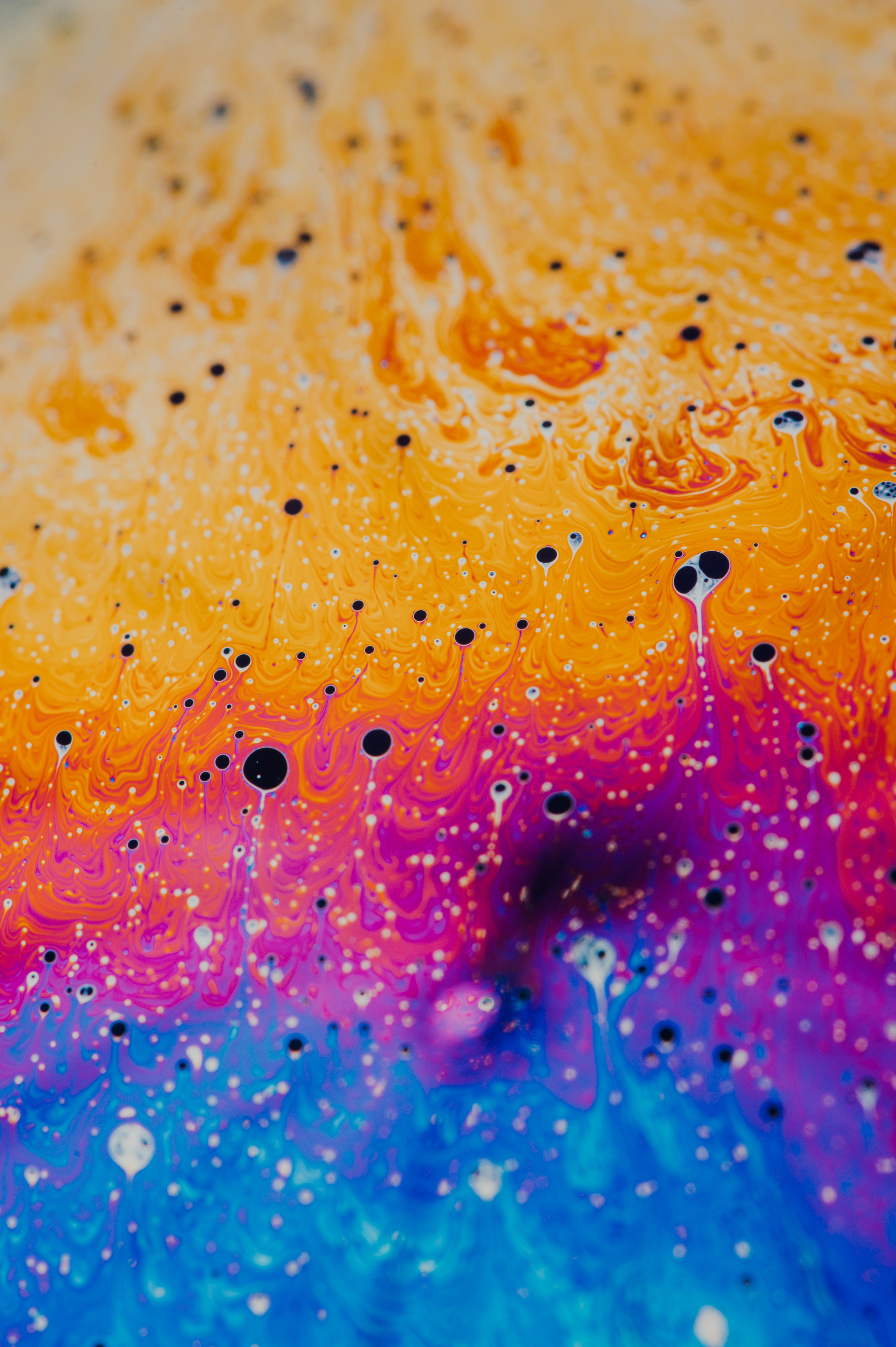 Horizontal Wallpaper stains, multicolored, abstract, motley, paint, liquid, spots