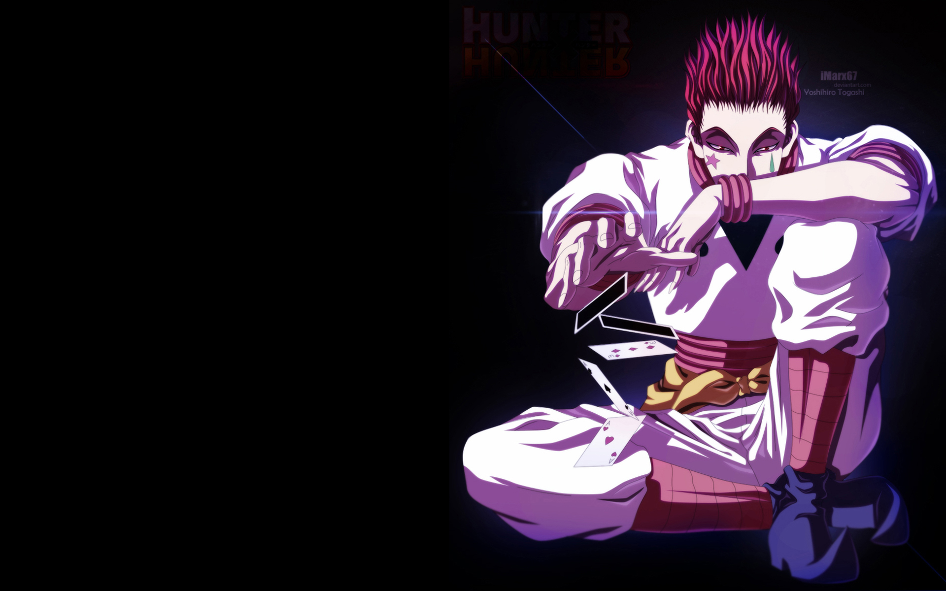 666617 descargar fondo de pantalla hunter x hunter, animado, hisoka (cazador × cazador): protectores de pantalla e imágenes gratis