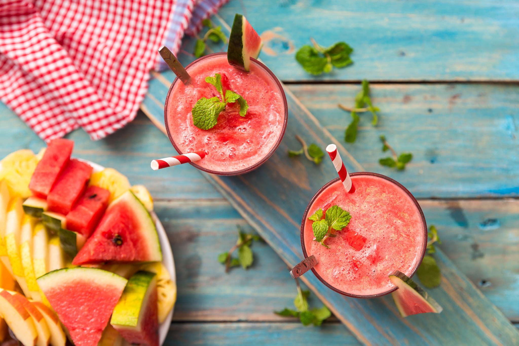 Laden Sie das Frucht, Wassermelone, Saft, Nahrungsmittel, Getränk-Bild kostenlos auf Ihren PC-Desktop herunter