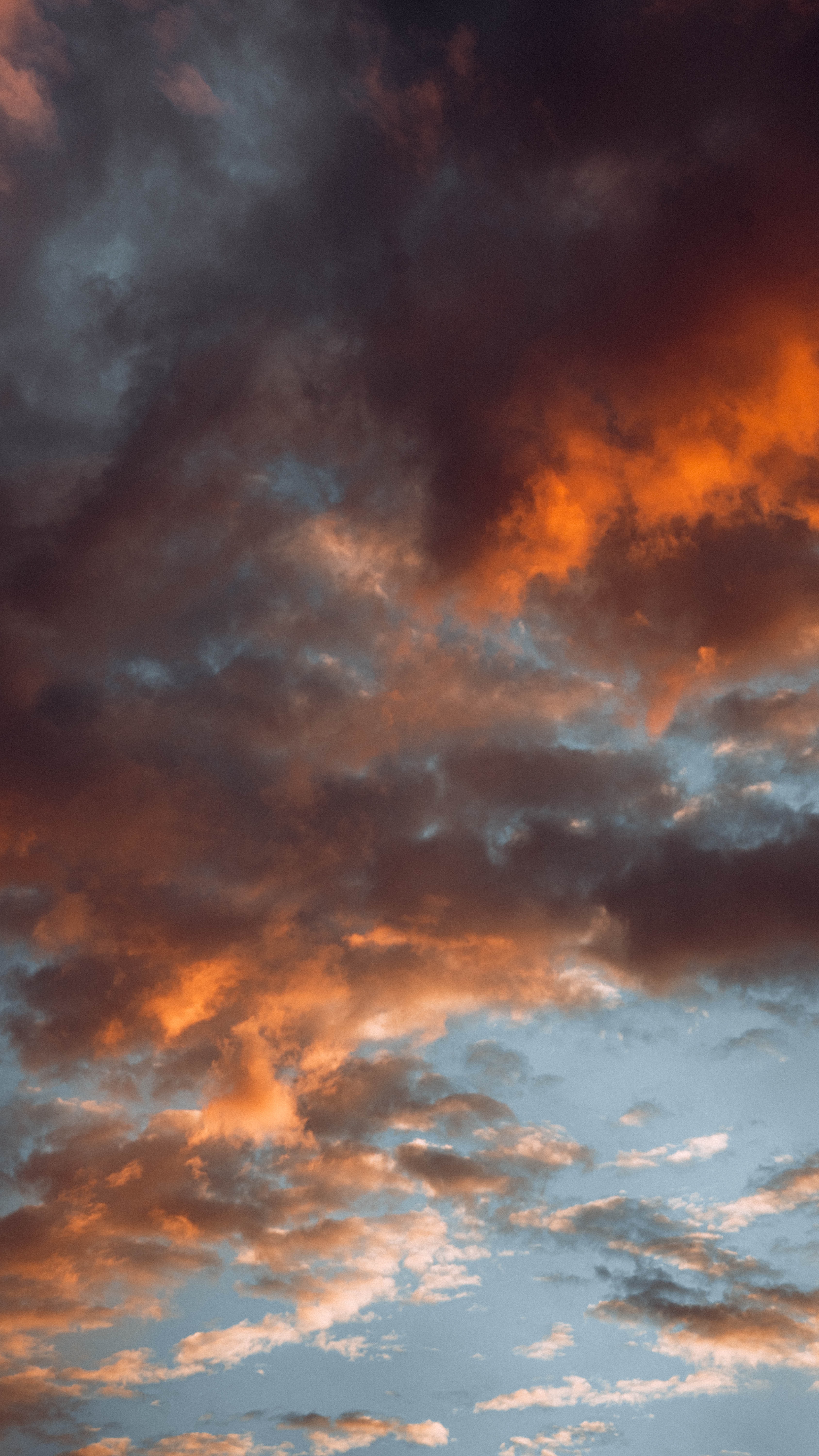 Handy-Wallpaper Sky, Clouds, Abend, Natur, Sunset, Rosa kostenlos herunterladen.