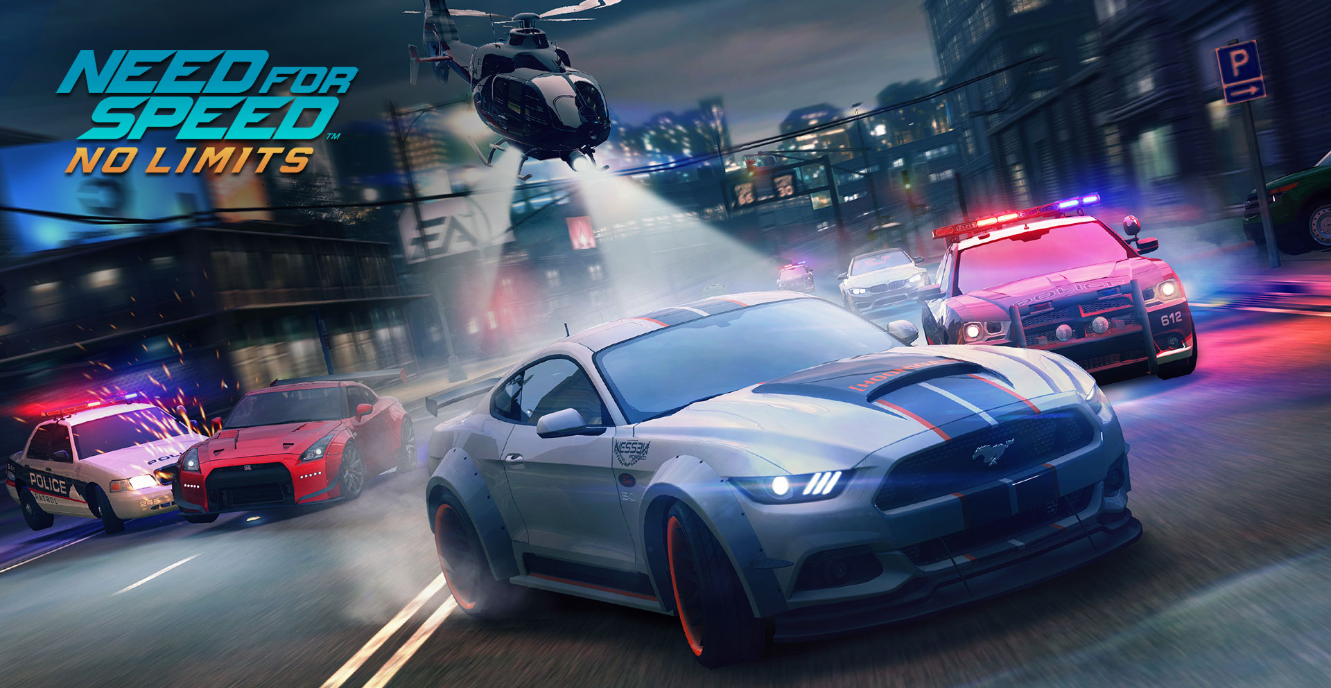 Laden Sie Need For Speed: Keine Grenzen HD-Desktop-Hintergründe herunter