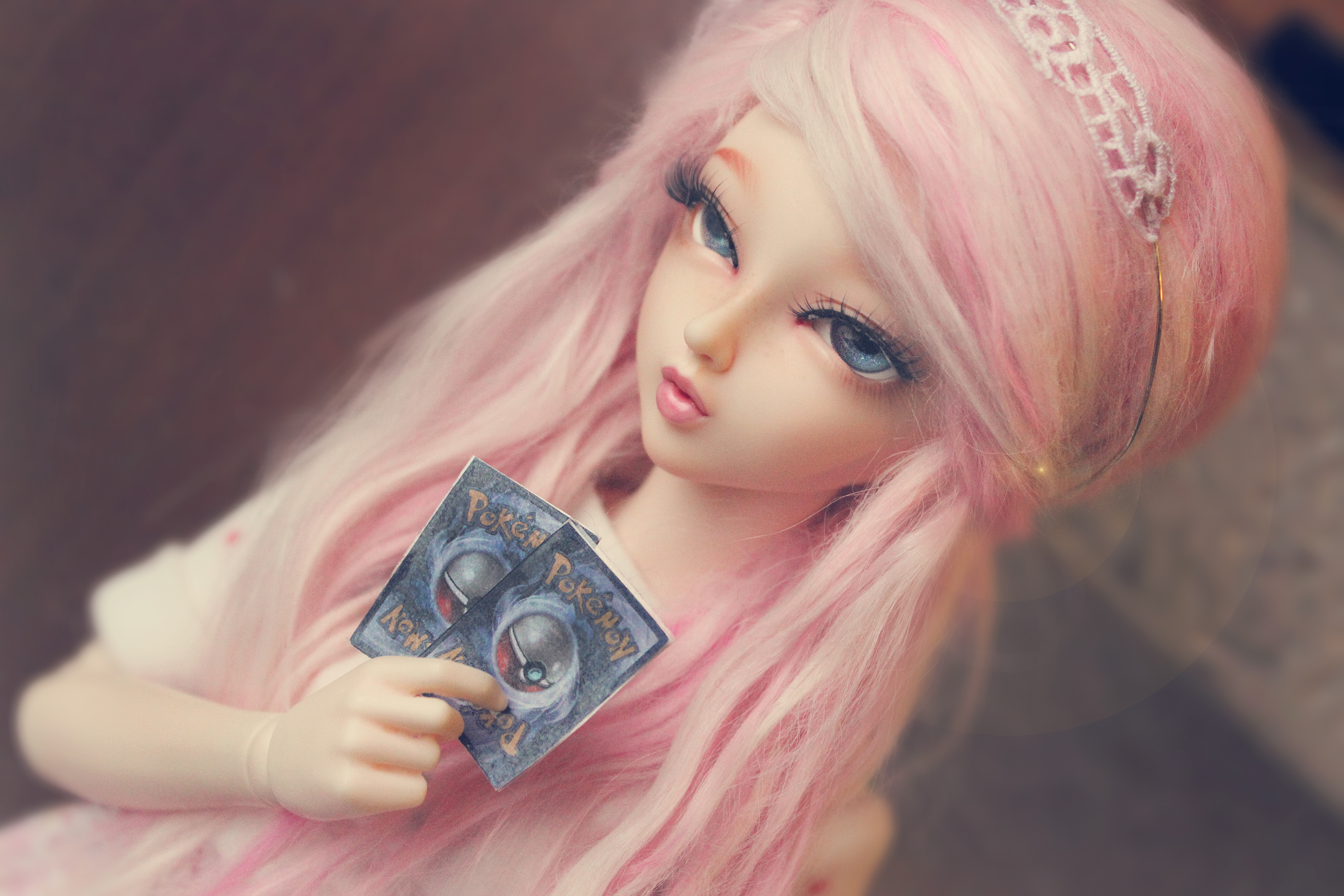 無料モバイル壁紙人形, ピンクの髪, マンメイドをダウンロードします。