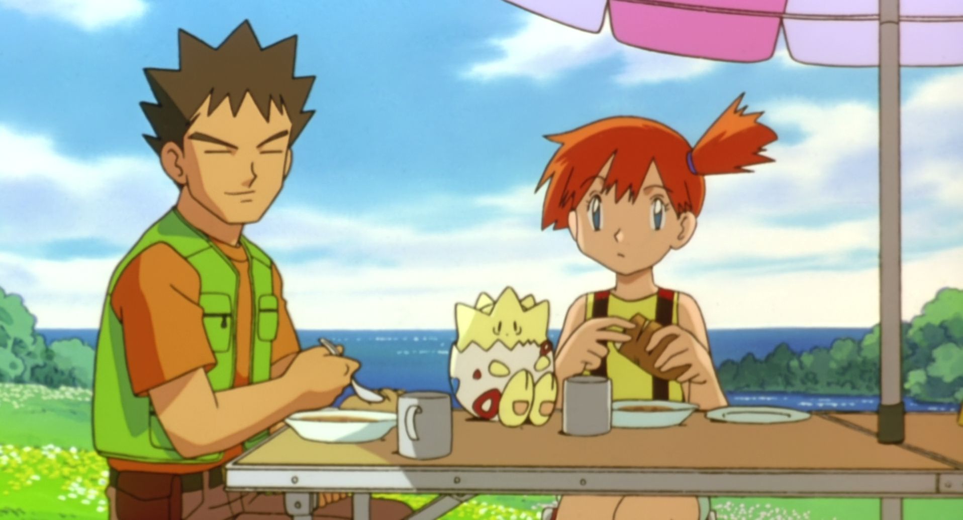 Descarga gratuita de fondo de pantalla para móvil de Pokémon The Movie: Mewtwo Strikes Back, Brock (Pokémon), Misty (Pokémon), Togepi (Pokémon), Pokémon, Animado.
