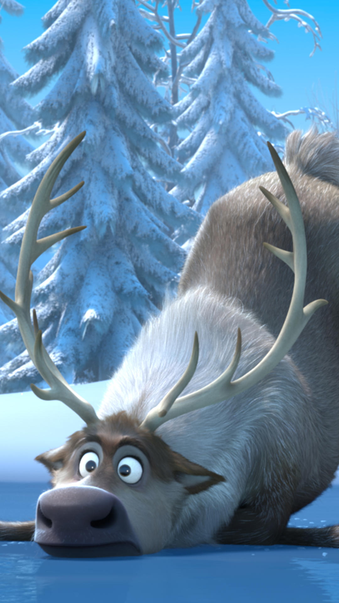 Descarga gratuita de fondo de pantalla para móvil de Películas, Frozen: El Reino Del Hielo, Congelado (Película), Sven (Congelado).
