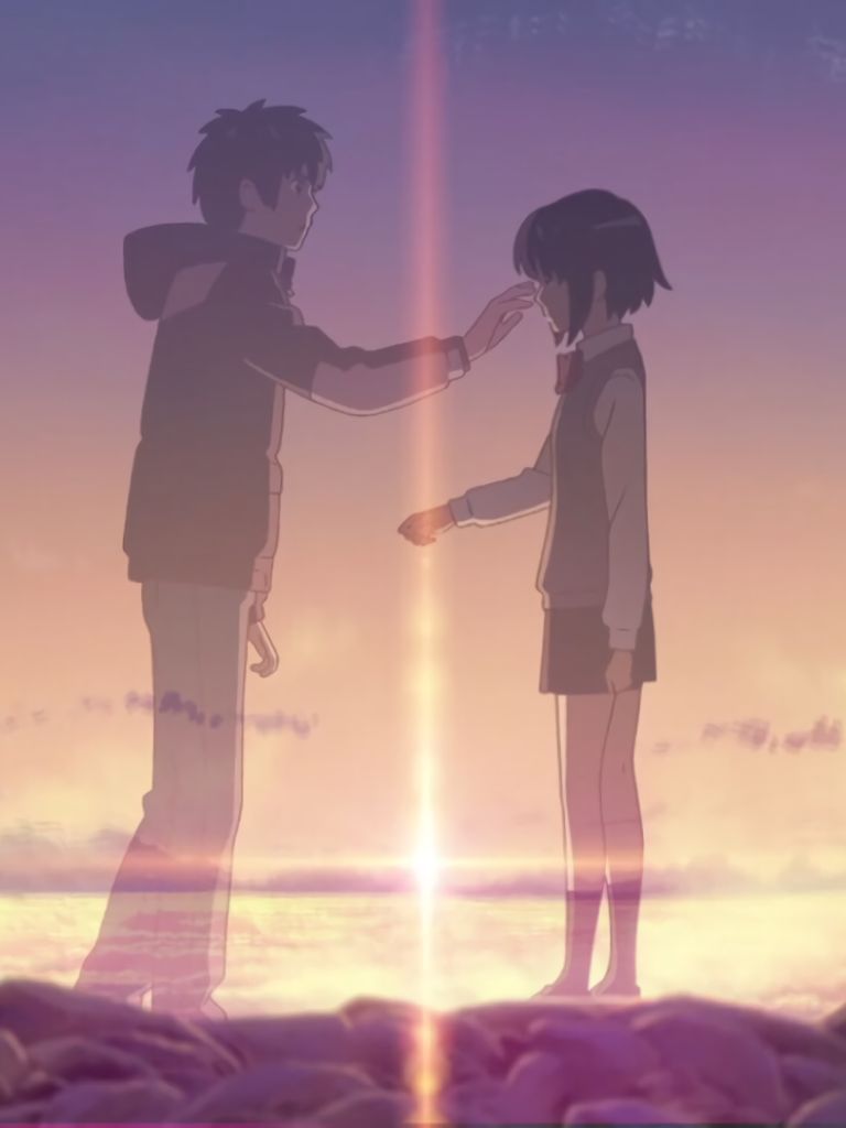 Téléchargez des papiers peints mobile Animé, Your Name, Kimi No Na Wa, Mitsuha Miyamizu, Taki Tachibana gratuitement.