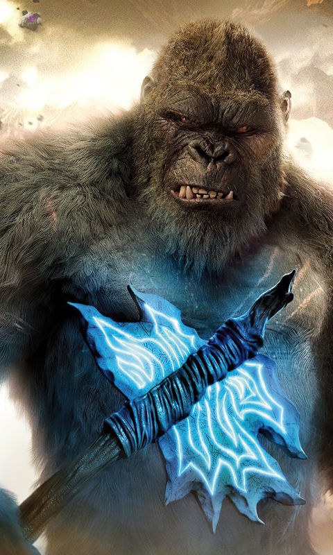 Baixar papel de parede para celular de King Kong, Filme, Godzilla Vs Kong gratuito.