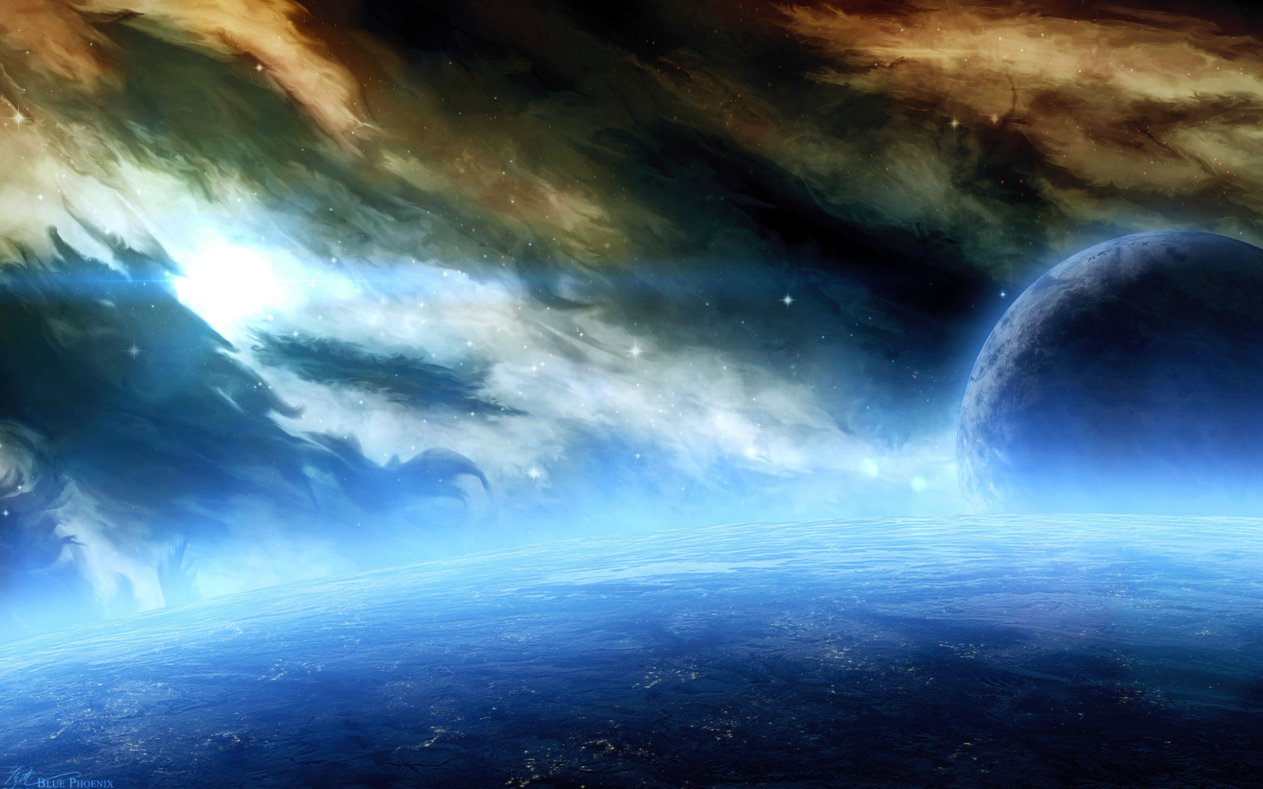 Free download wallpaper Sci Fi, Planet Rise on your PC desktop