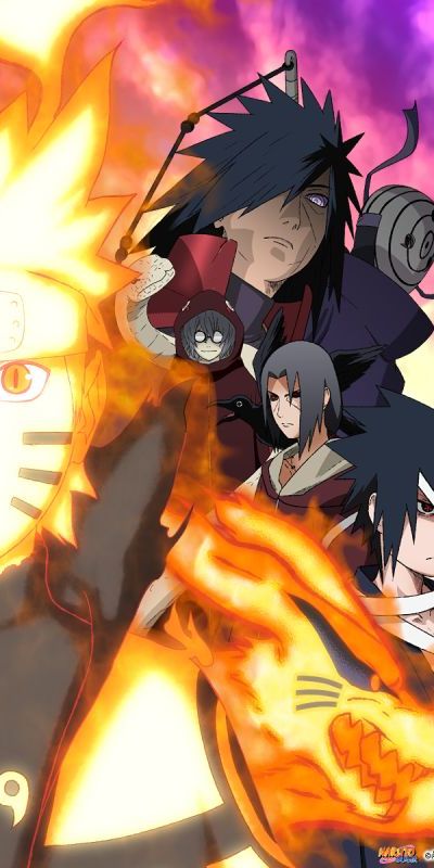 イメージを携帯電話にダウンロード: アニメ, なると, うちはサスケ, うずまきナルト, うちはイタチ, 薬師カブト, うちはオビト, うちは ...