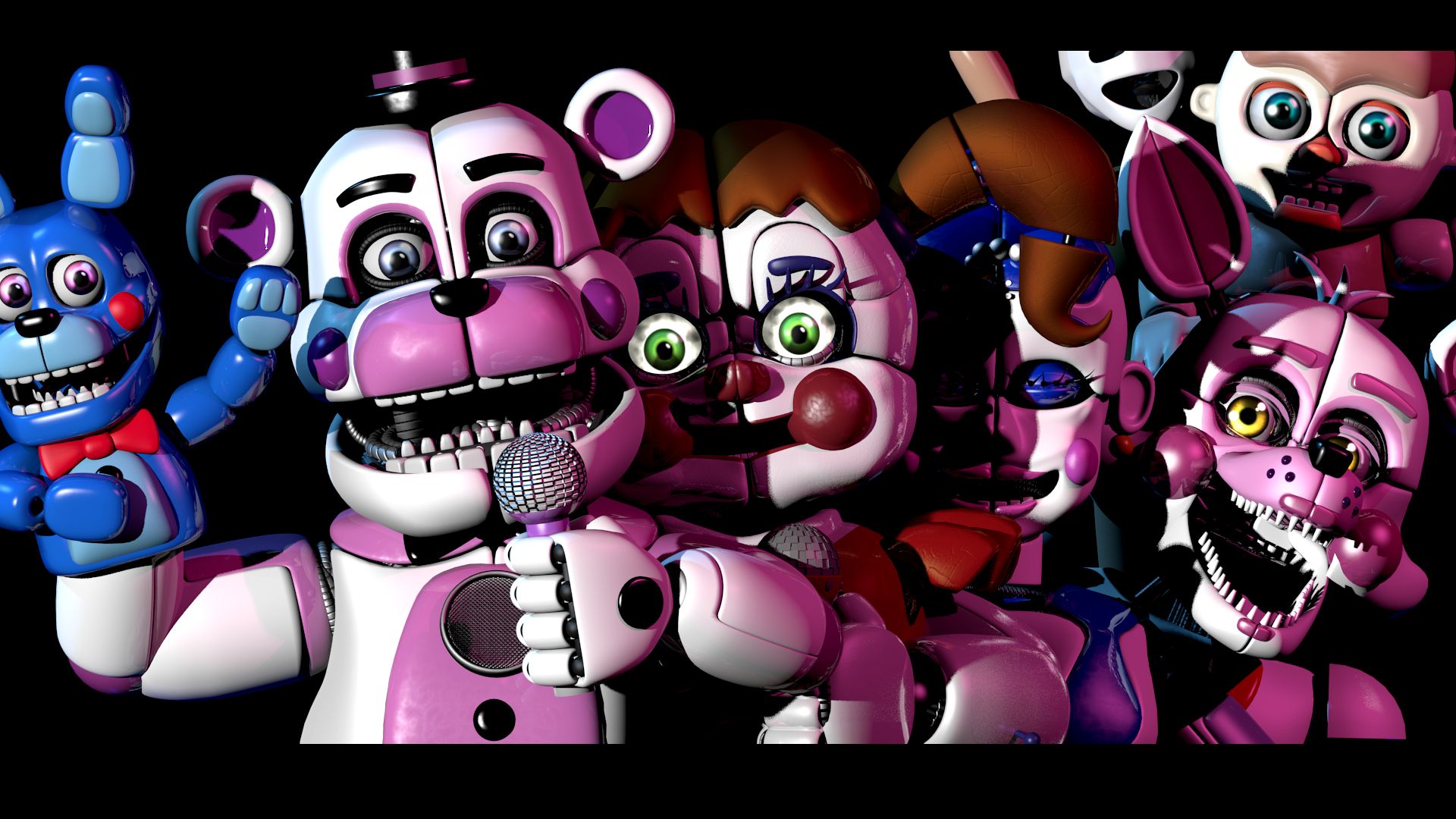 無料モバイル壁紙テレビゲーム, Five Nights At Freddy's: シスター ロケーションをダウンロードします。