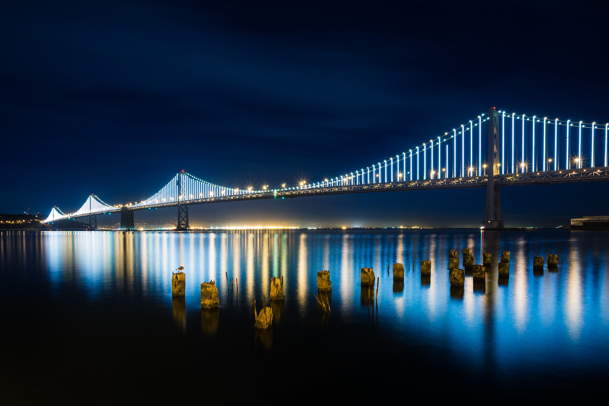 Скачать обои Мост Через Залив Сан Франциско на телефон бесплатно