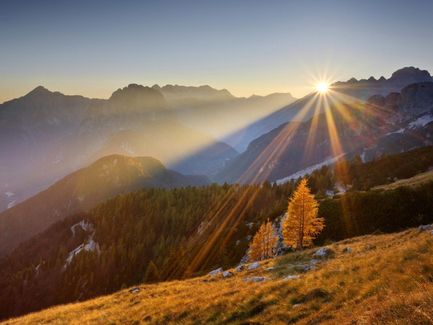 Free download wallpaper Nature, Sun, Mountains, Landscape on your PC desktop