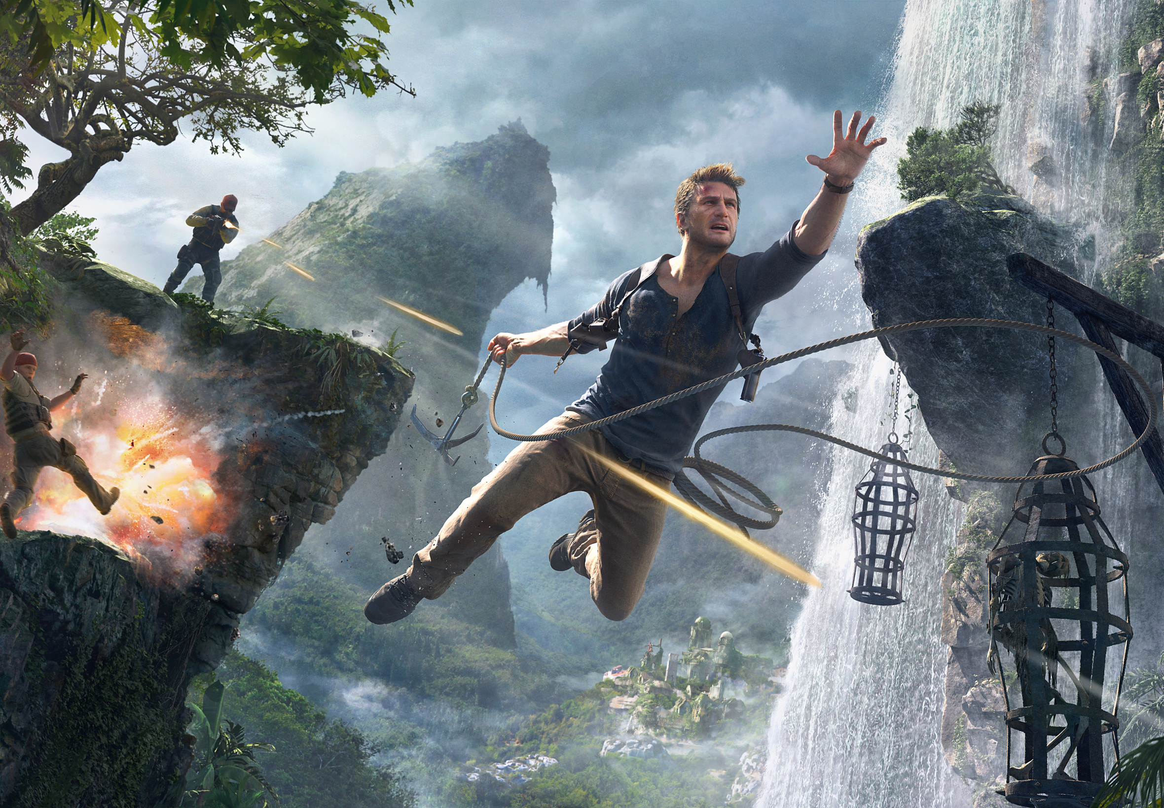 Free download wallpaper Uncharted, Video Game, Nathan Drake, Uncharted 4: A Thief's End on your PC desktop