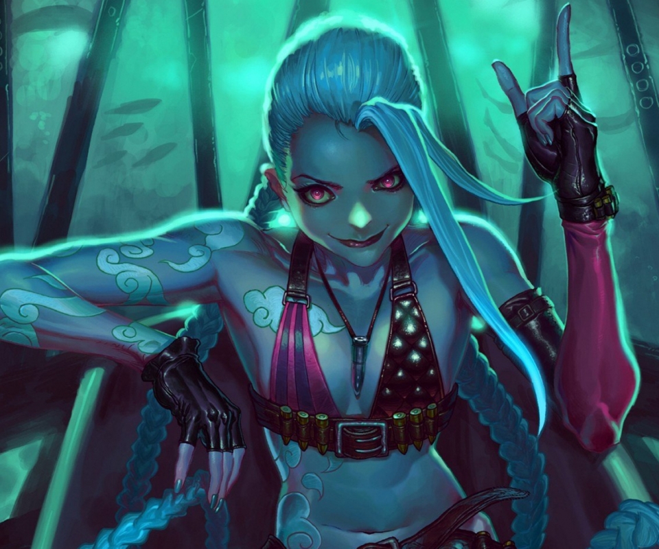 Скачати мобільні шпалери Ліга Легенд, Відеогра, Jinx (League Of Legends) безкоштовно.