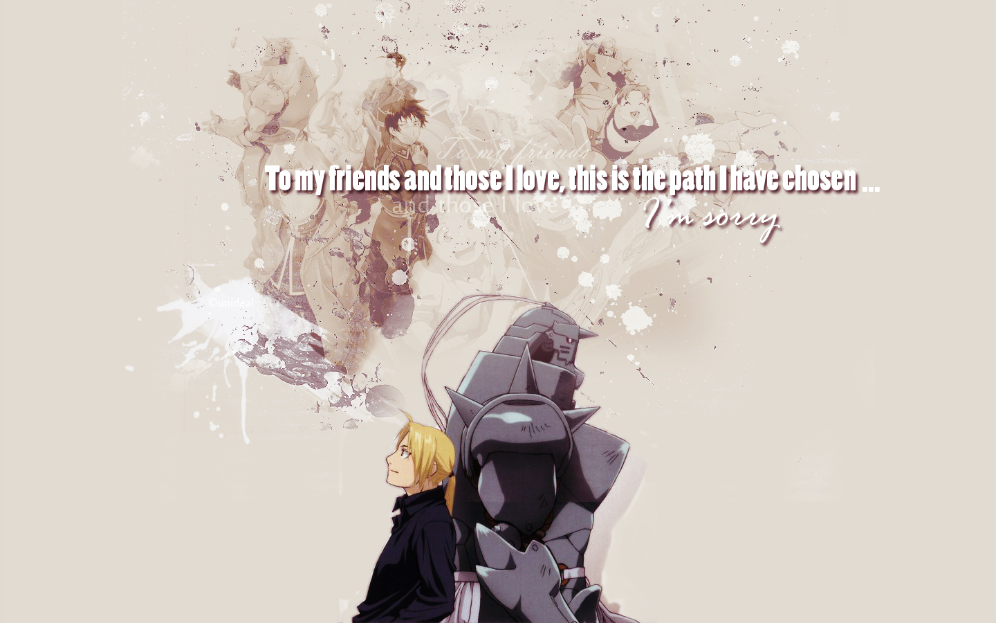 Handy-Wallpaper Fullmetal Alchemist, Animes, Edward Elric, Alfons Elrich kostenlos herunterladen.