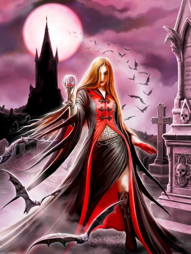 Download mobile wallpaper Vampire, Fantasy for free.