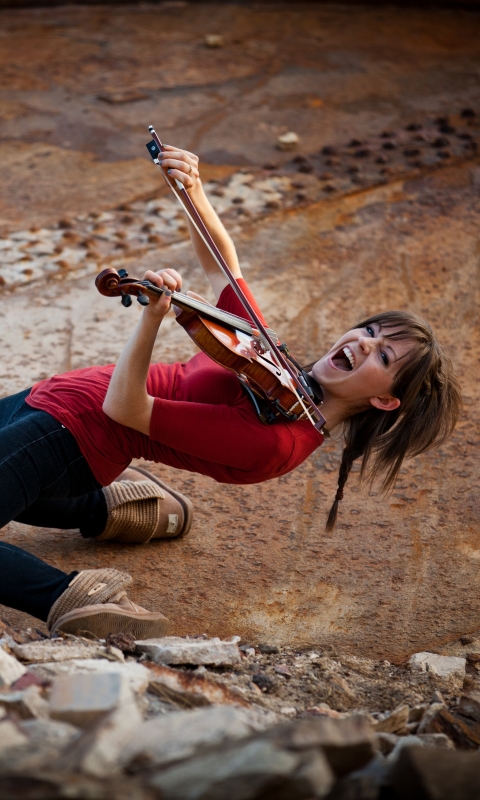 Handy-Wallpaper Musik, Lindsey Stirling kostenlos herunterladen.