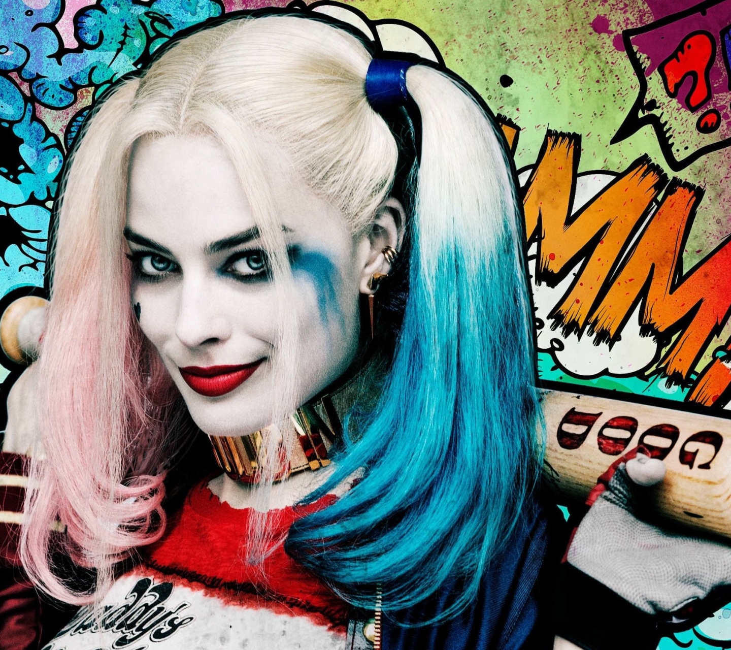 Handy-Wallpaper Filme, Harley Quinn, The Suicide Squad, Margot Robbie kostenlos herunterladen.