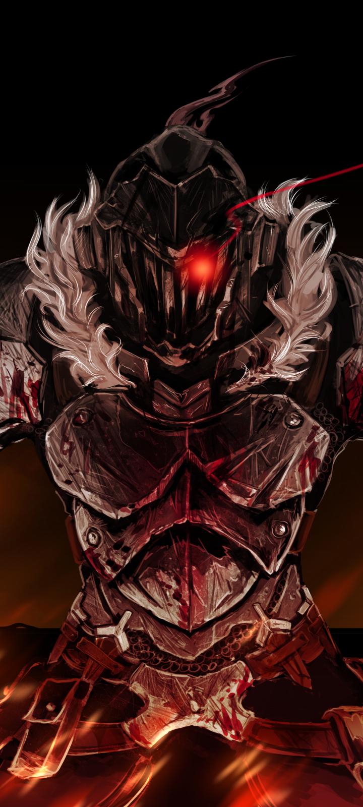 Descarga gratuita de fondo de pantalla para móvil de Casco, Armadura, Animado, Goblin Slayer.