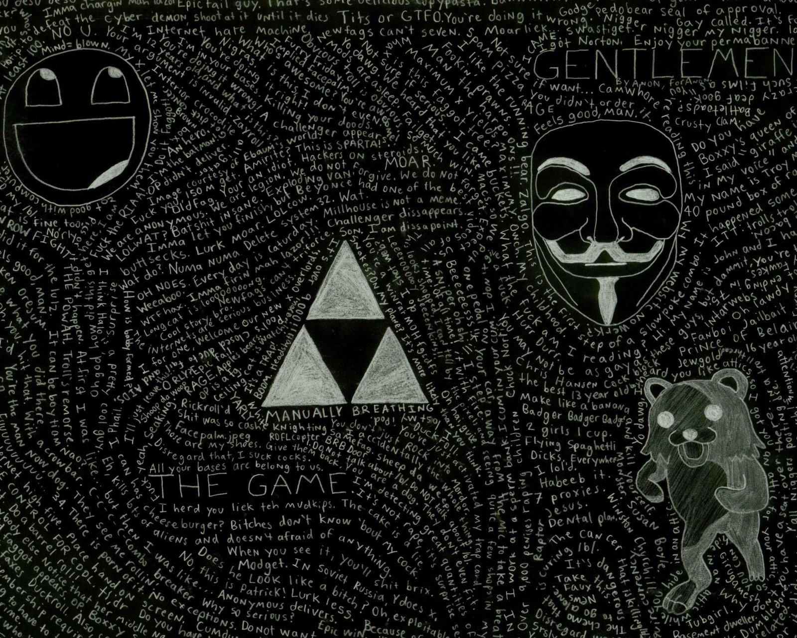 Free download wallpaper Technology, Anonymous on your PC desktop