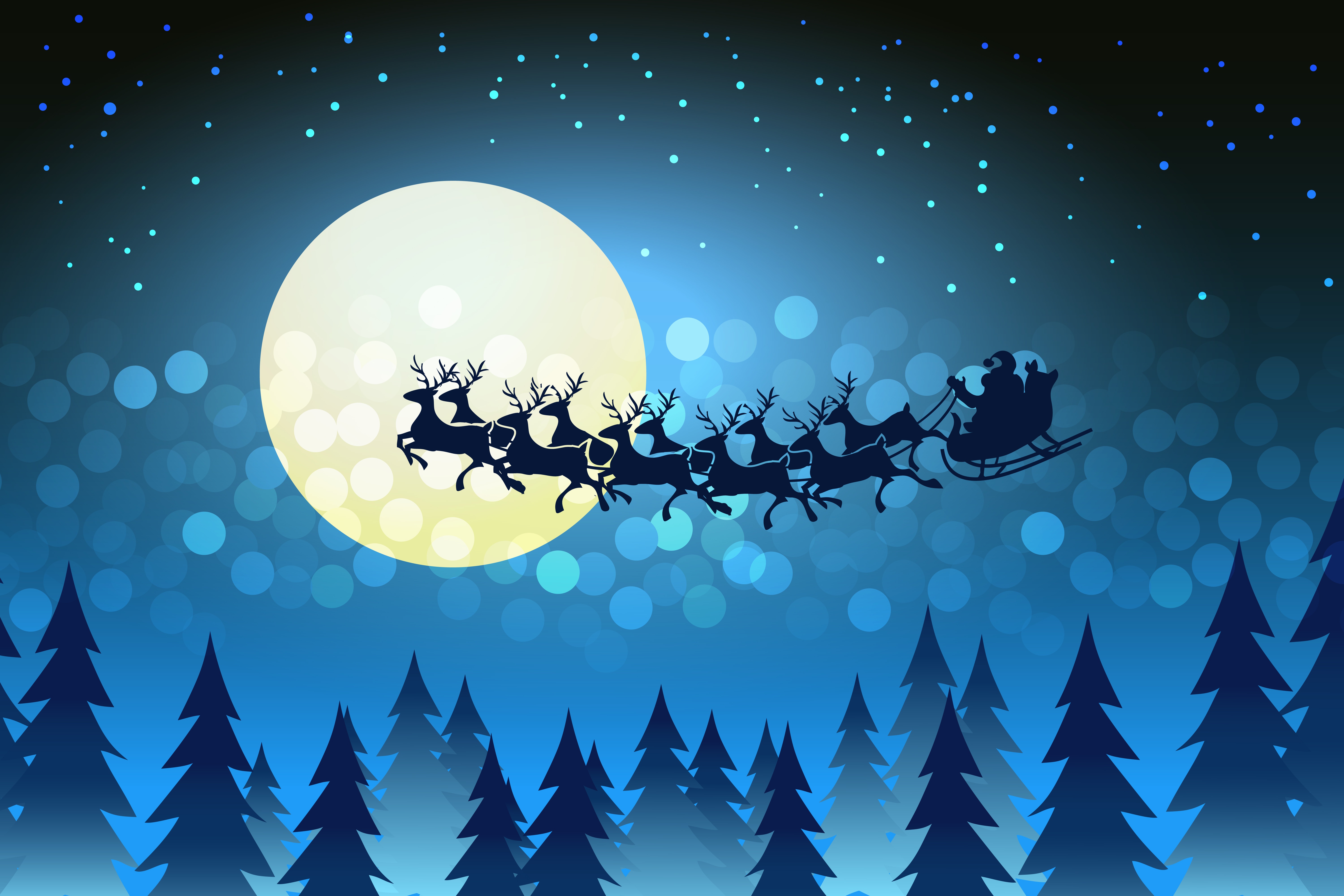 Download mobile wallpaper Christmas, Holiday, Bokeh for free.