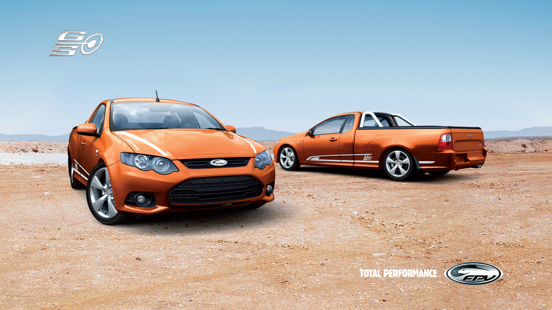 Скачать картинку Ford Pursuit Ute, Оранжевая Машина, Форд, Транспортные Средства, Автомобиль в телефон бесплатно.