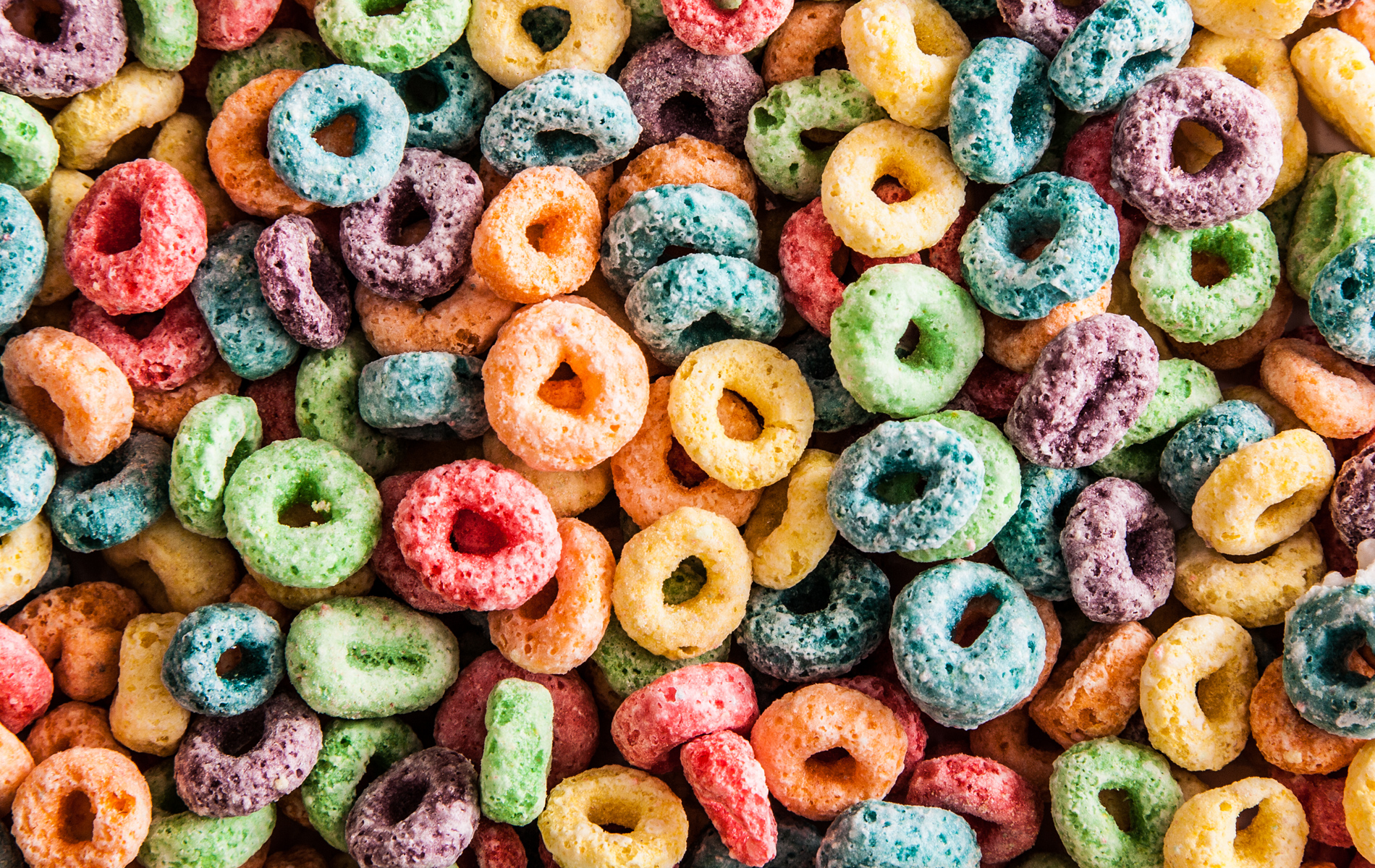 food, cereal, colors, sugar