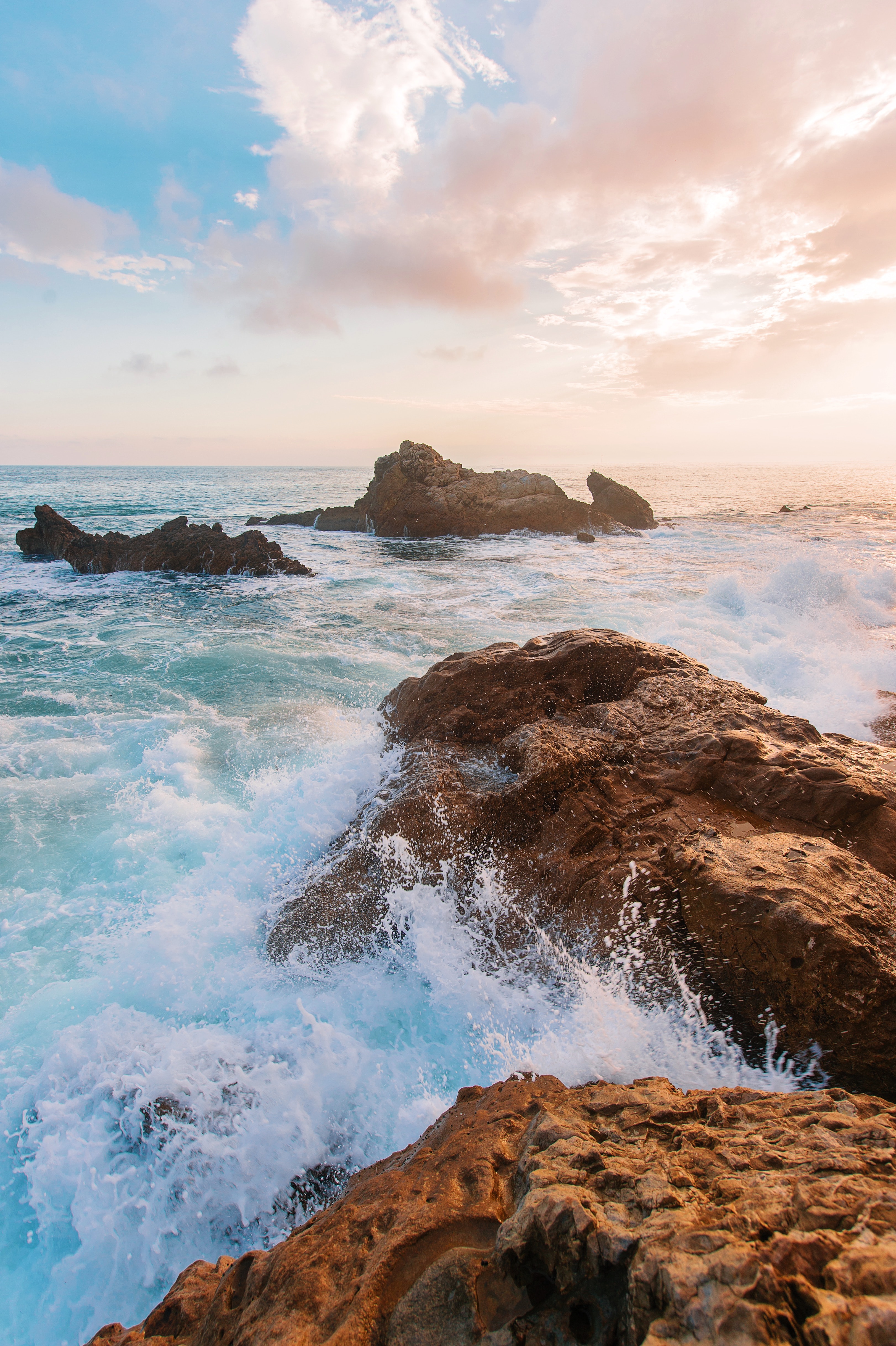 PCデスクトップに自然, 岩, 海岸, 波, 水, 海画像を無料でダウンロード