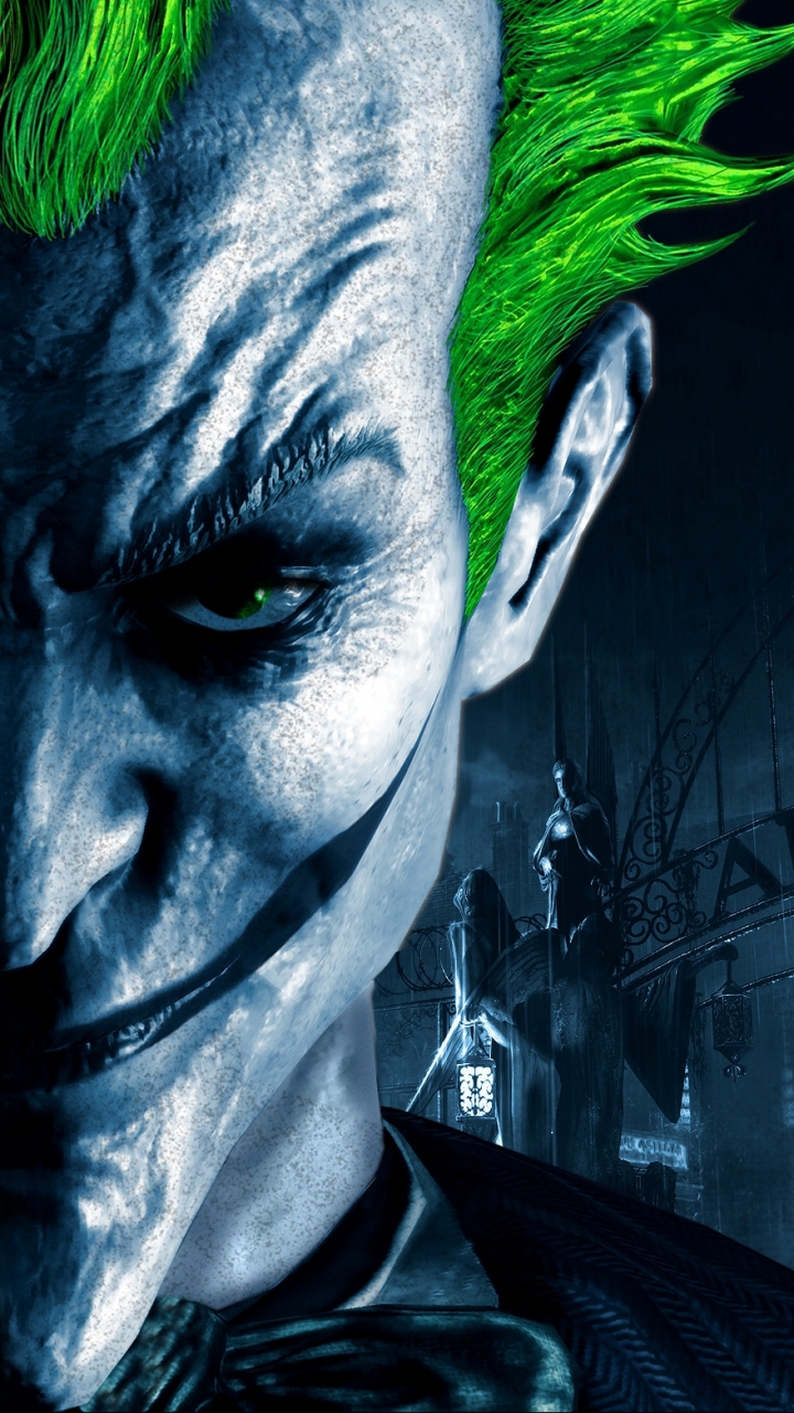 Handy-Wallpaper Batman, Joker, Computerspiele, Batman: Arkham Asylum kostenlos herunterladen.