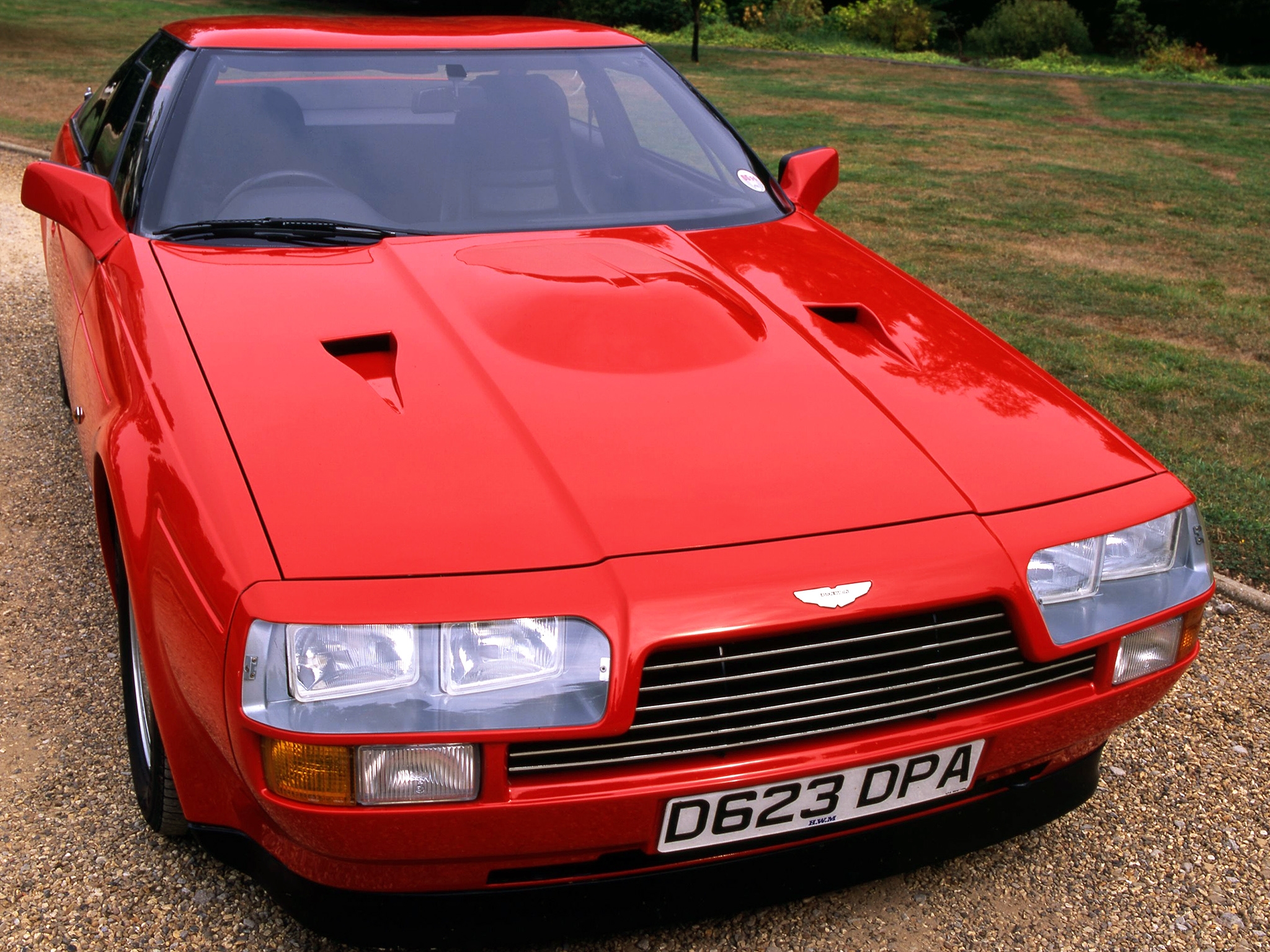auto, aston martin, cars, red, front view, v8, vantage, 1986