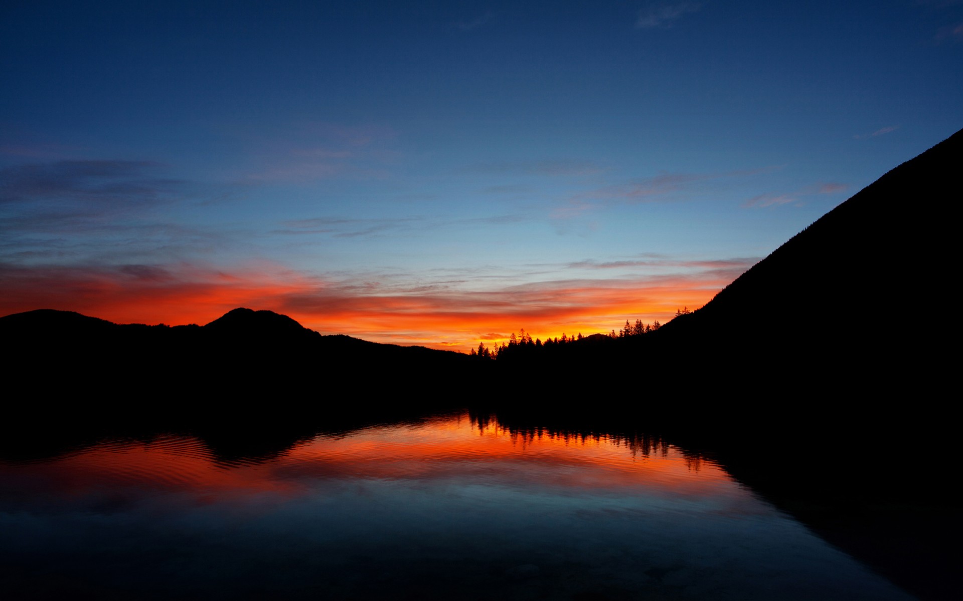 Laden Sie das Wasser, See, Gebirge, Sonnenuntergang, Erde/natur-Bild kostenlos auf Ihren PC-Desktop herunter